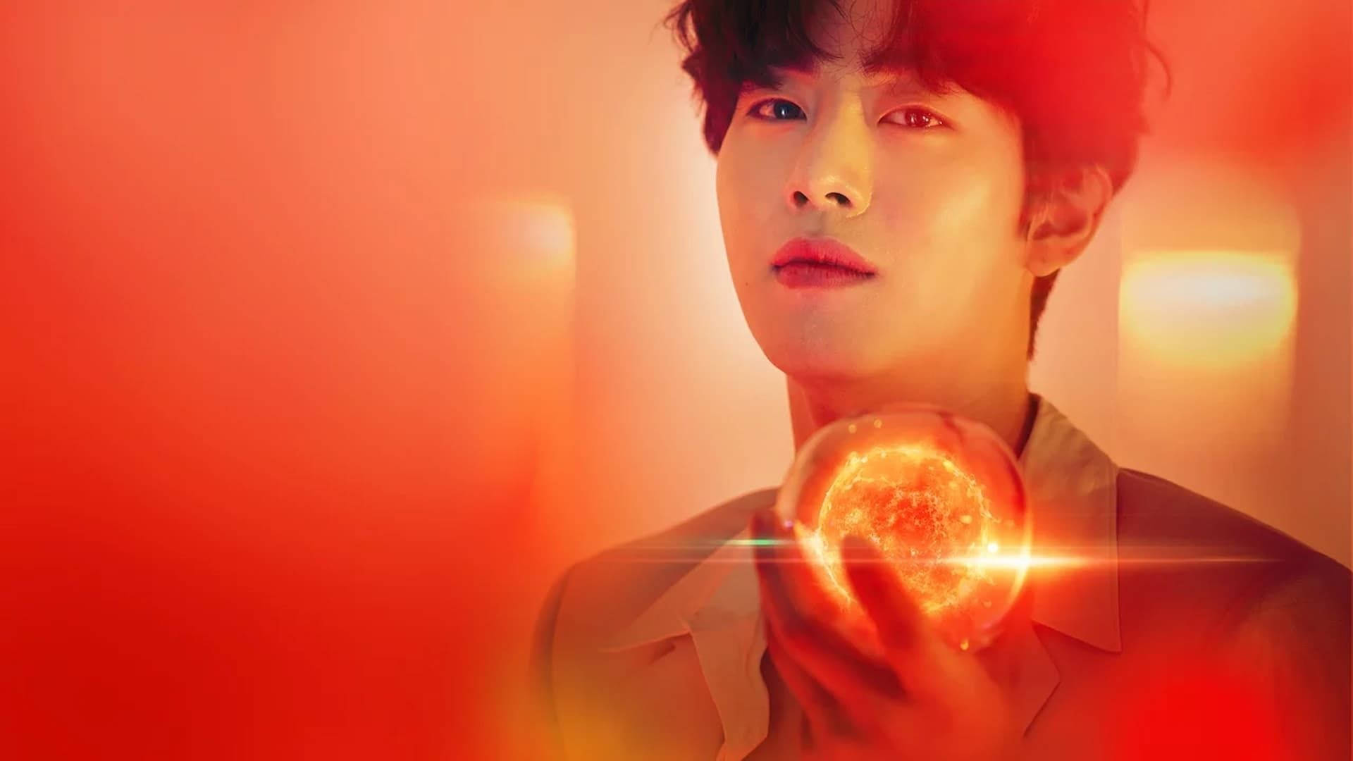 Ahn Hyo Seop Holding Fireball Background