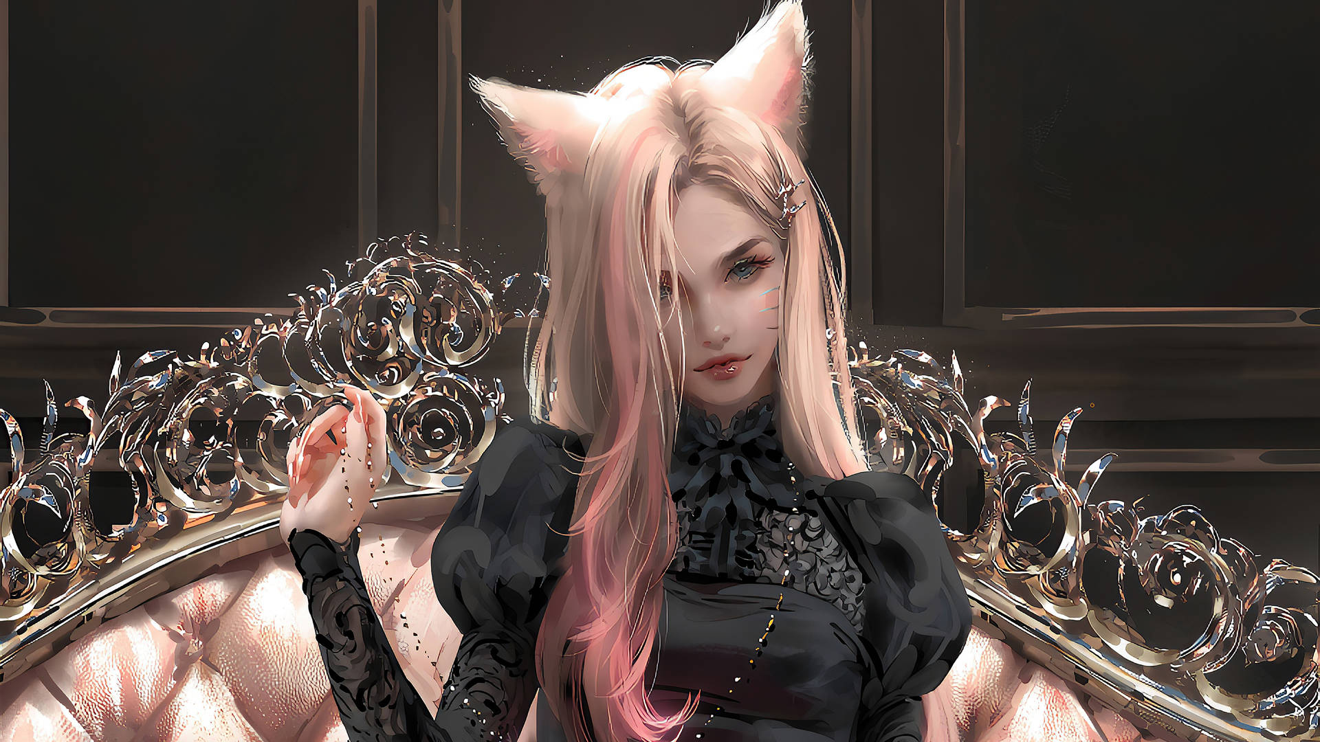 Ahri In Black And Pink