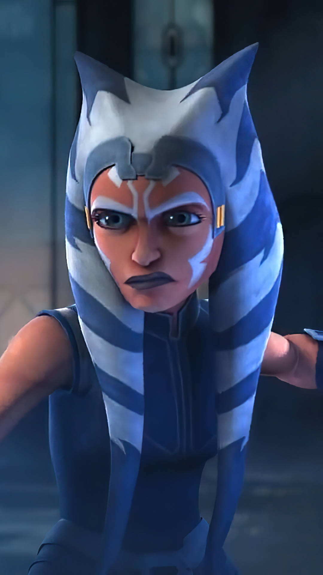 Ahsoka Tano Shows Off Her Dual Lightsabers Background