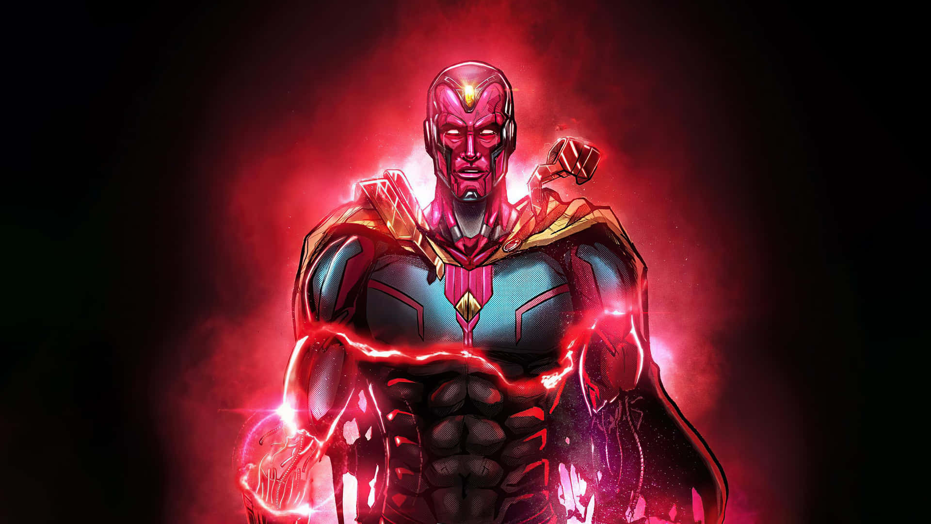 Ai Robot Superhero Vision Avengers Background