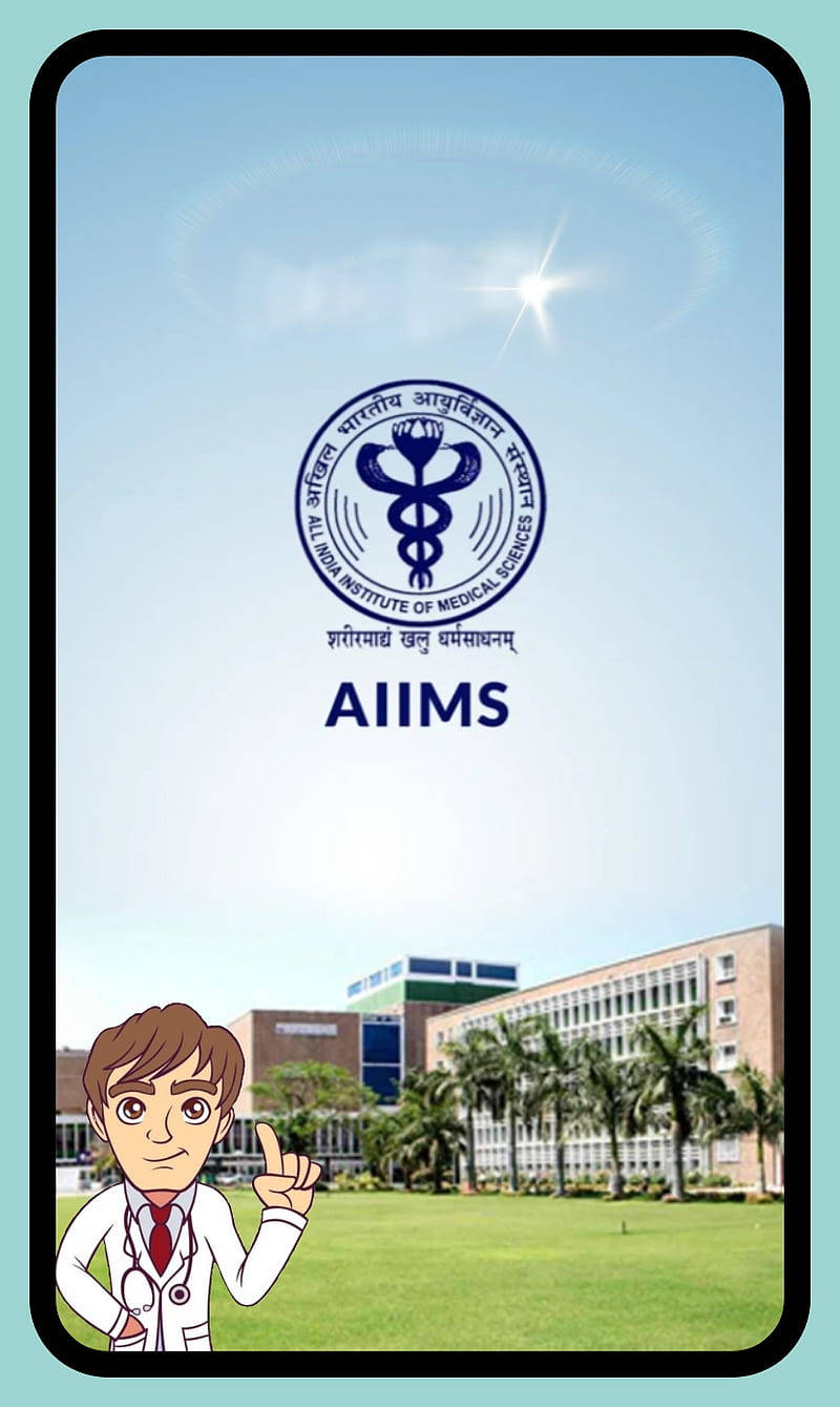 Aiims Logo Cute Cartoon