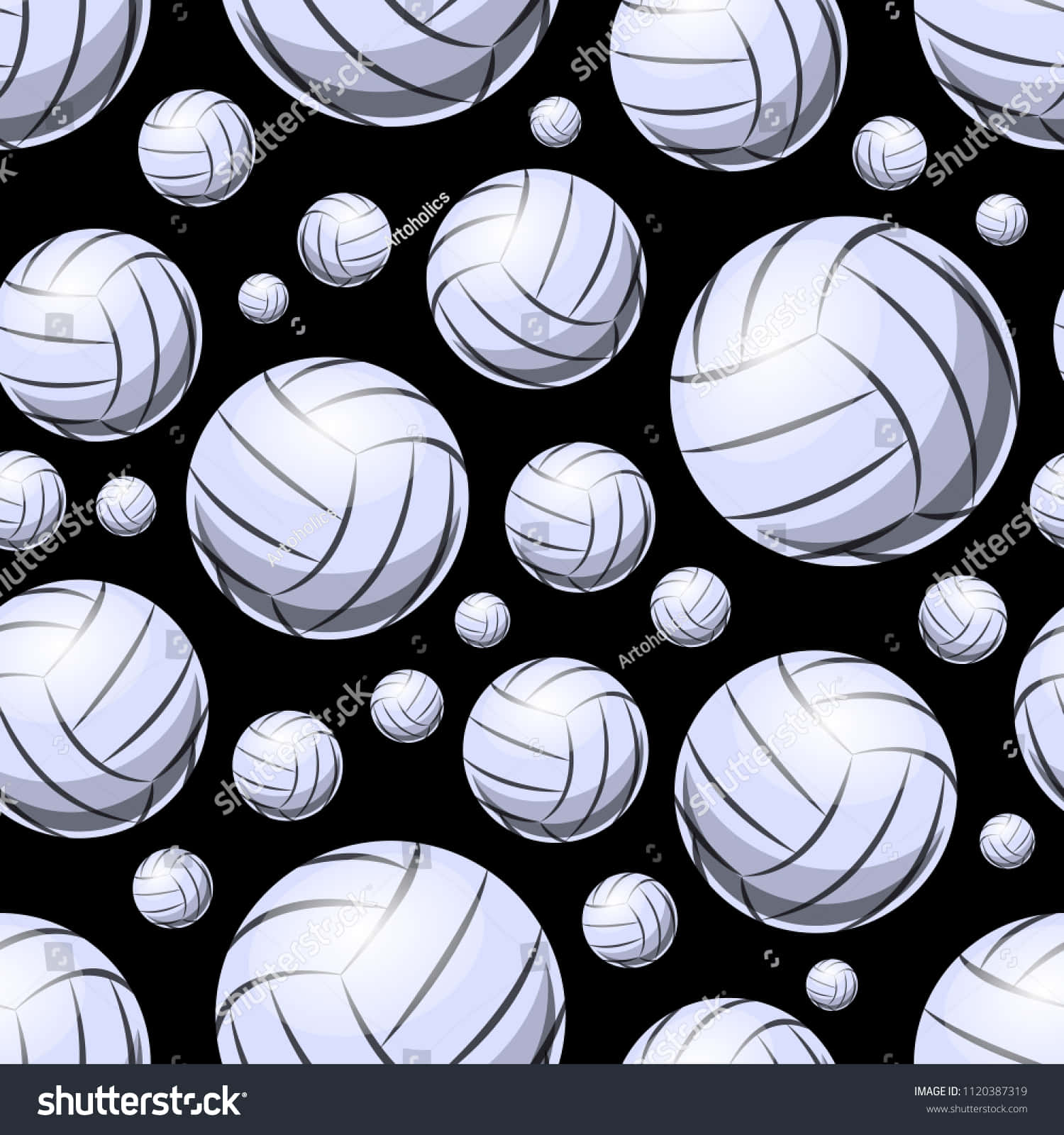 Aim High With The Volleyball Ball Background