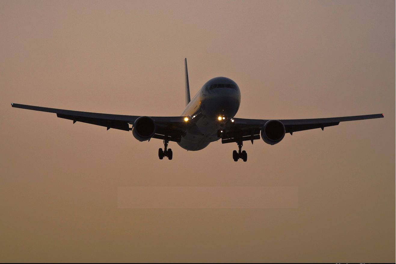 Air Canada Airbus In Sky Background