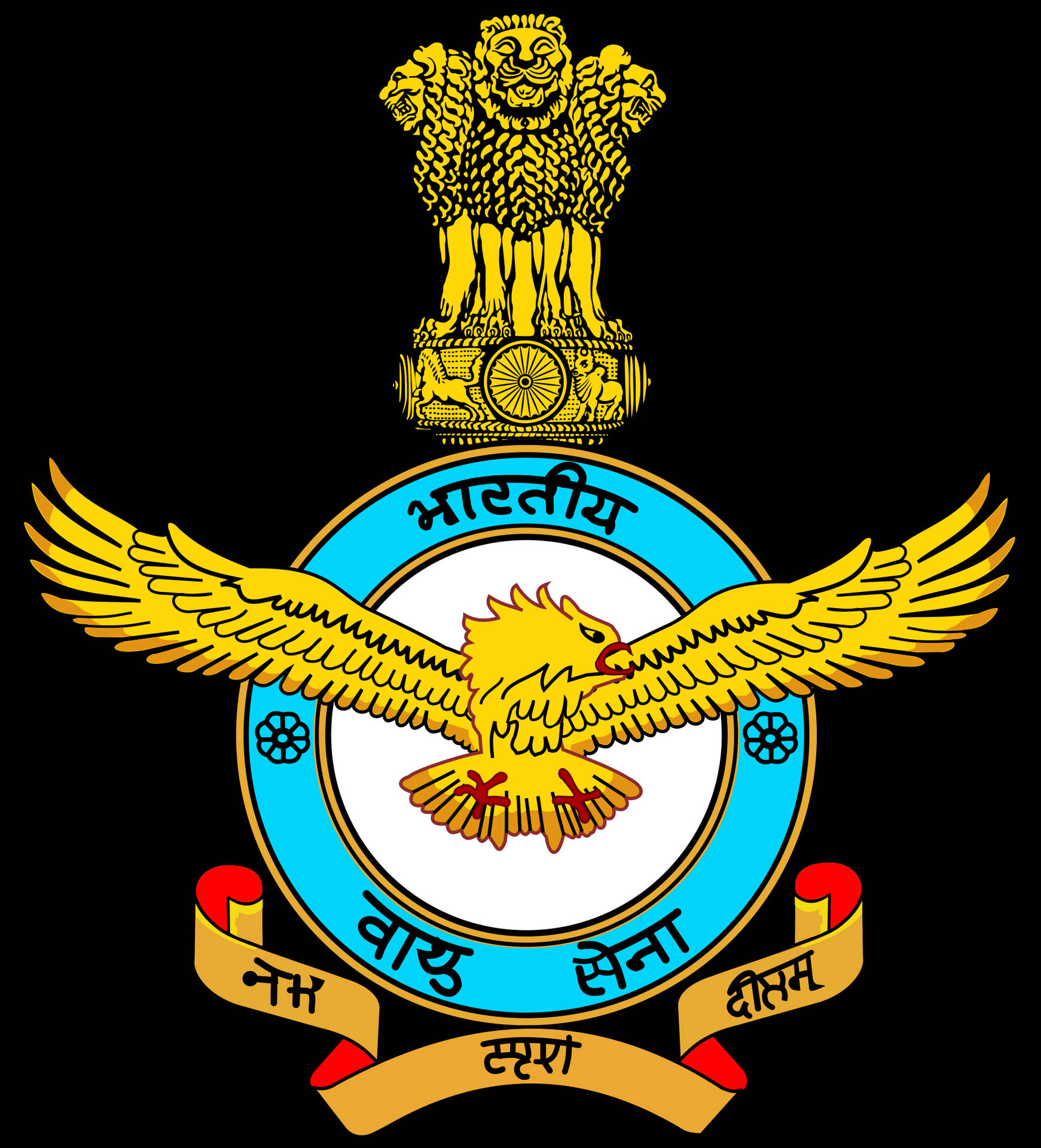 Air Force Badge Satyamev Jayate