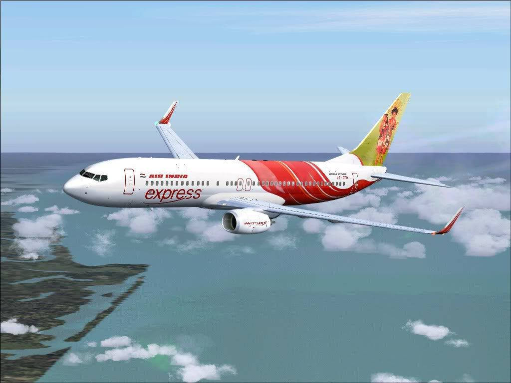 Air India Boeing 737 Express Background