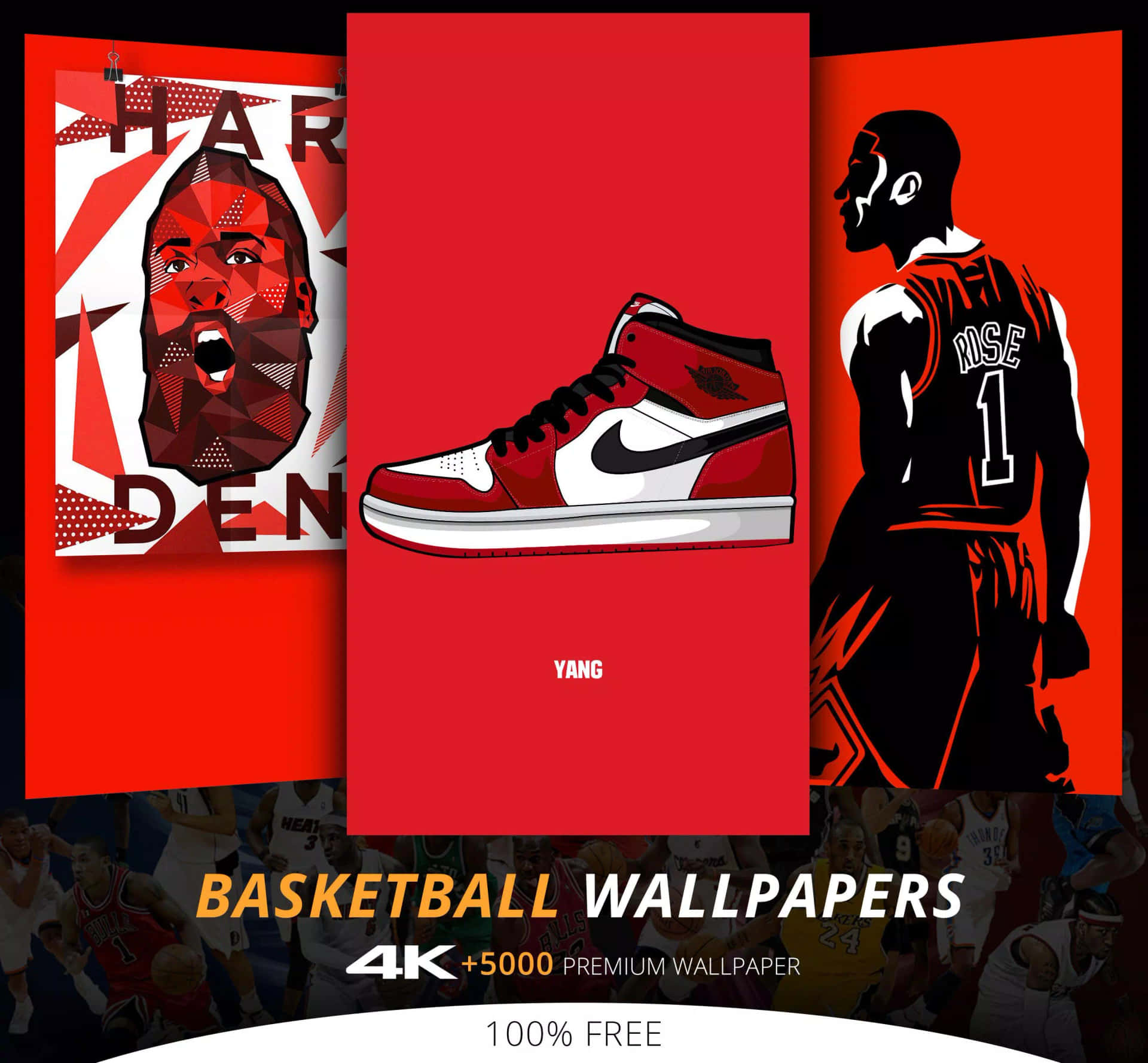 Air Jordan 1 Artwork Background