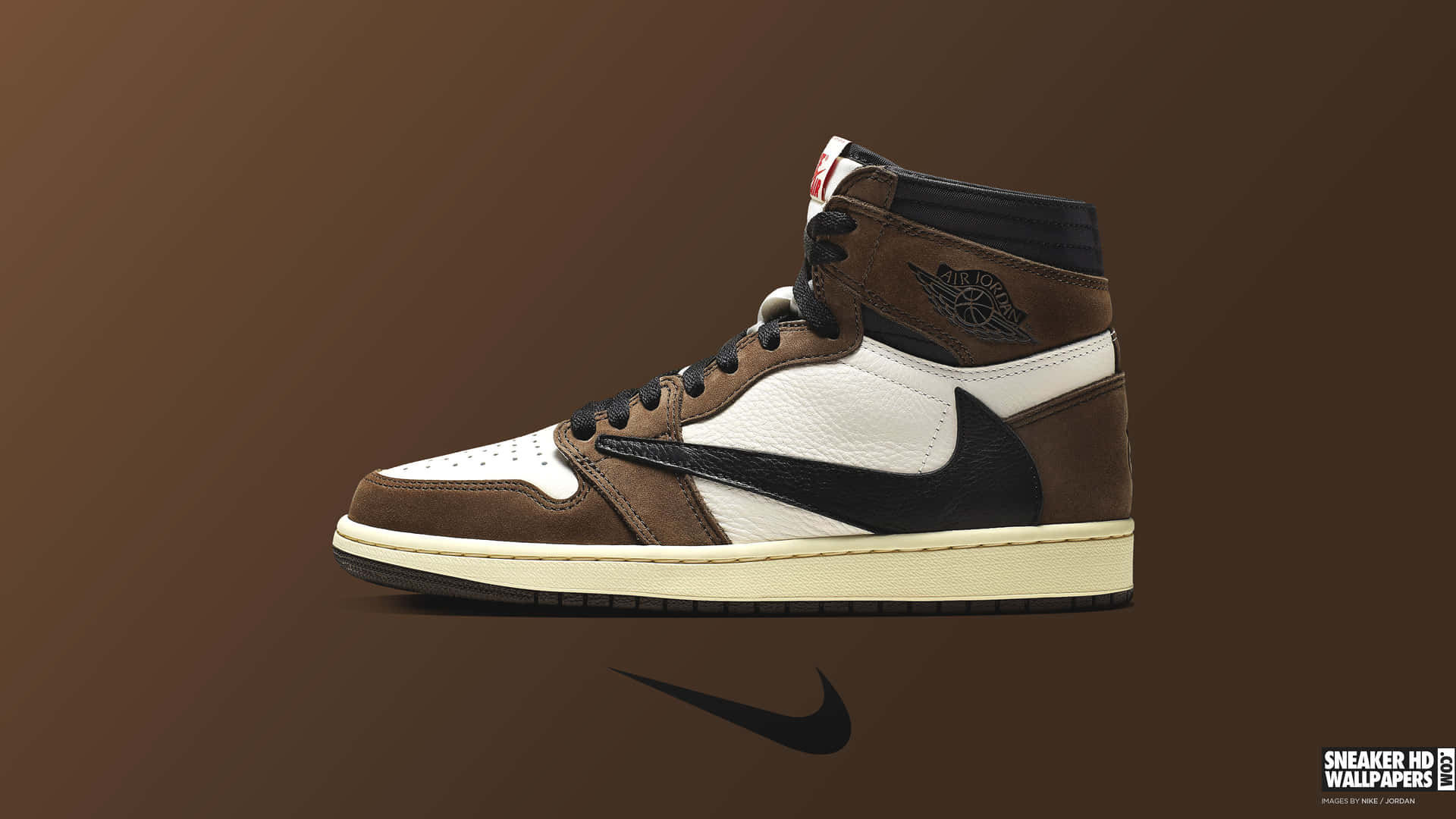 Air Jordan 1 In Chrome Background