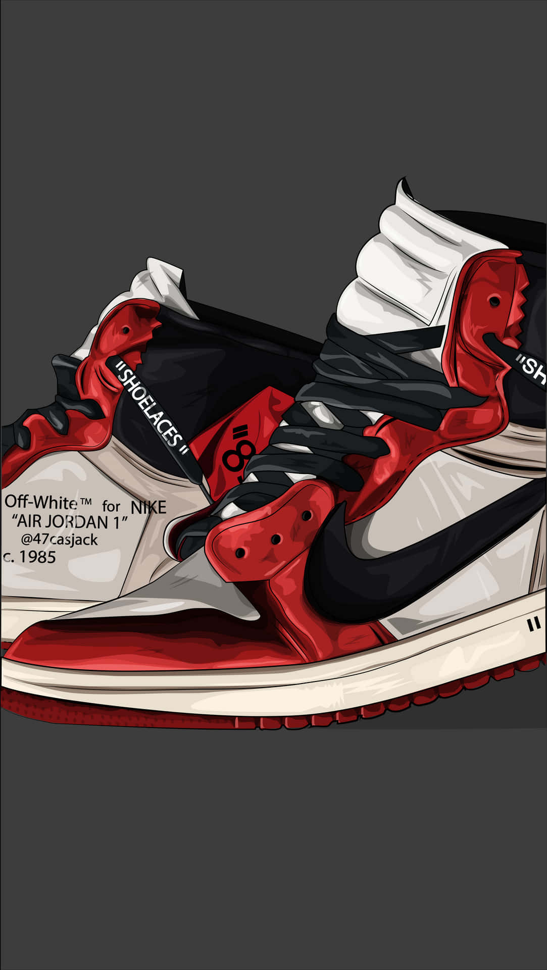 Air Jordan 1 Pair Background