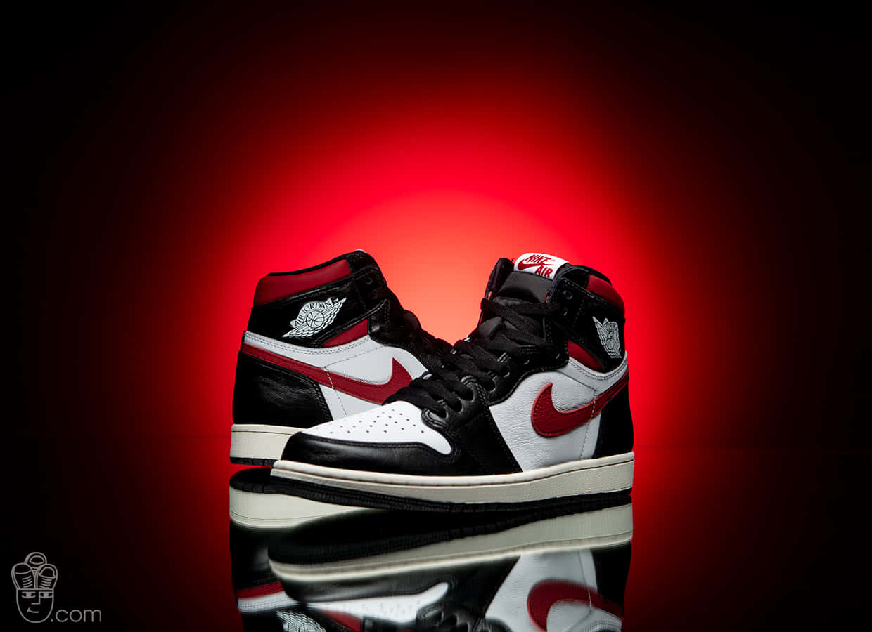 Air Jordan 1s - From The Streets To The Courts Background