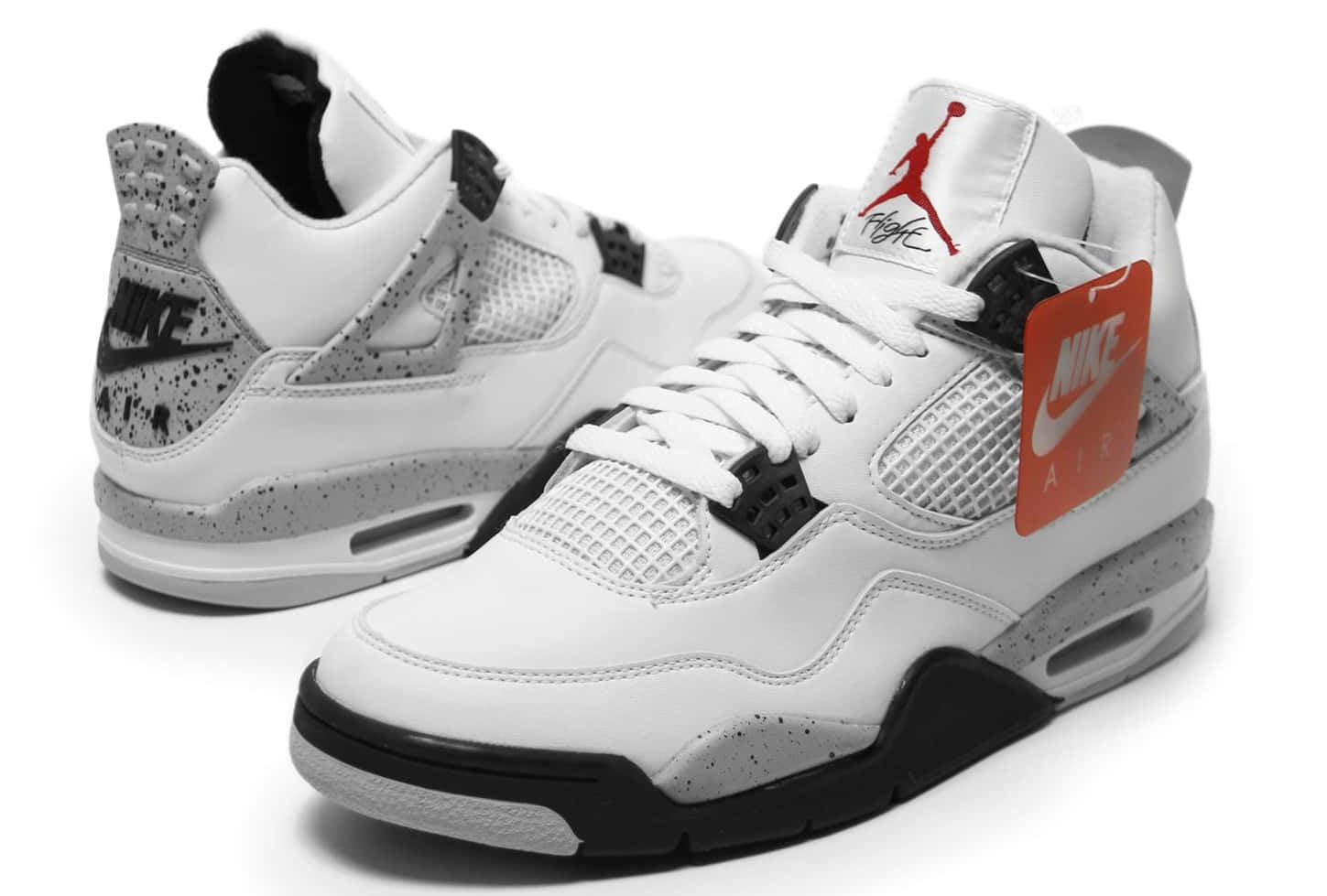 Air Jordan 4 Retro Og White With Tag