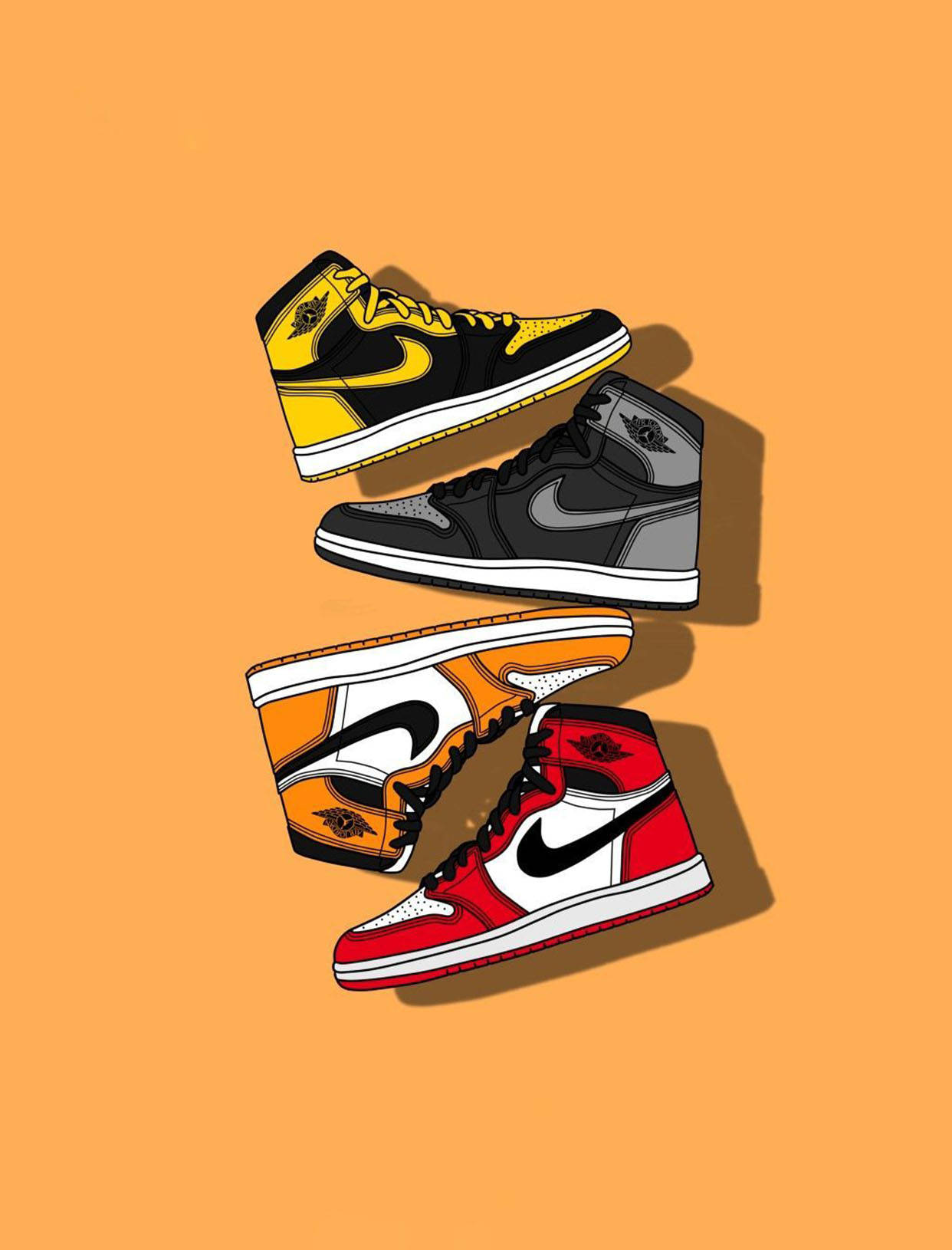 Air Jordan Cartoon Shoe