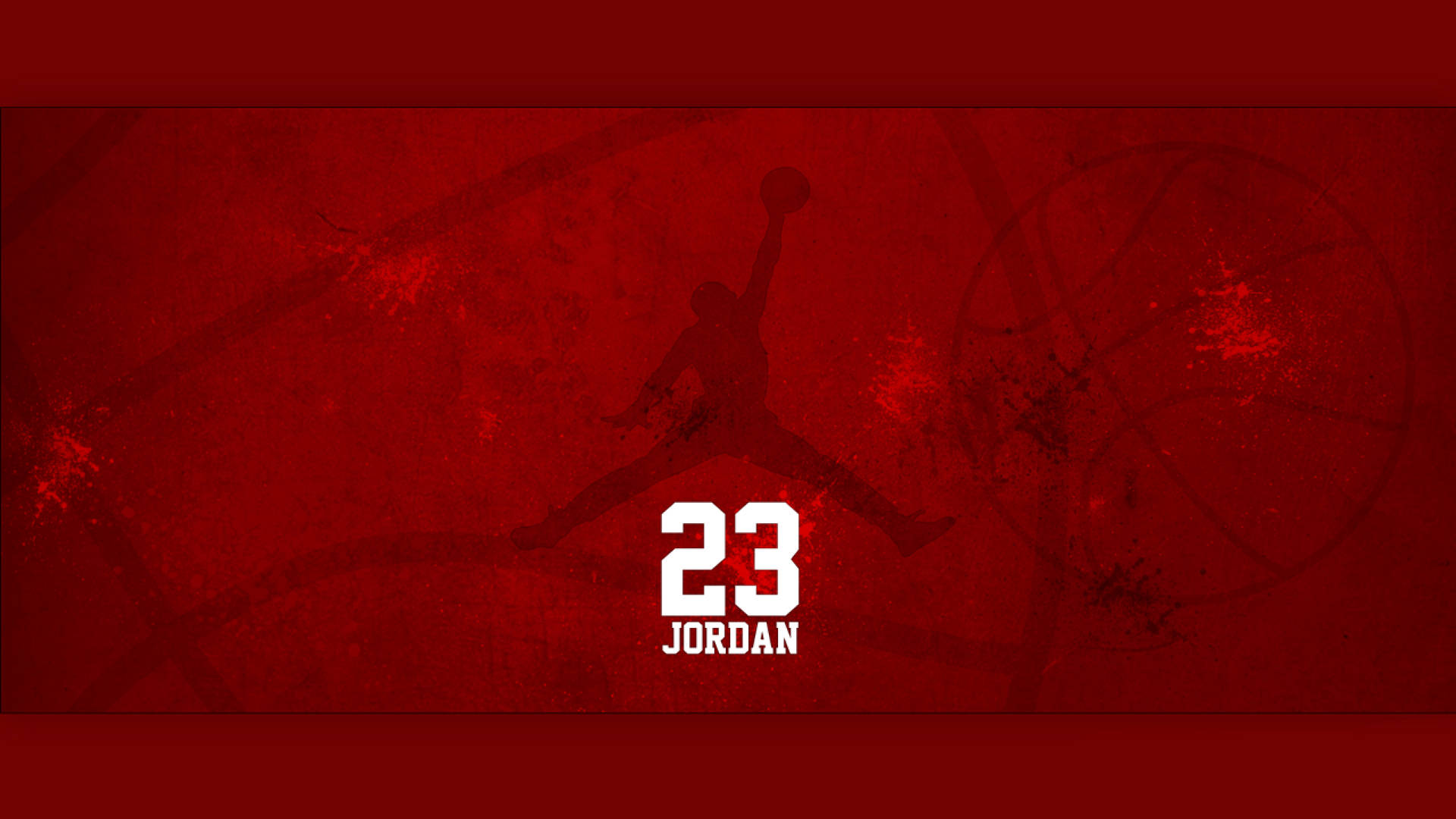 Air Jordan Logo Basketball Background
