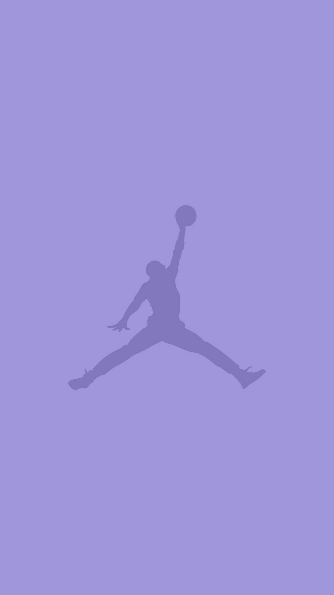 Air Jordan Purple Aesthetic Logo Background
