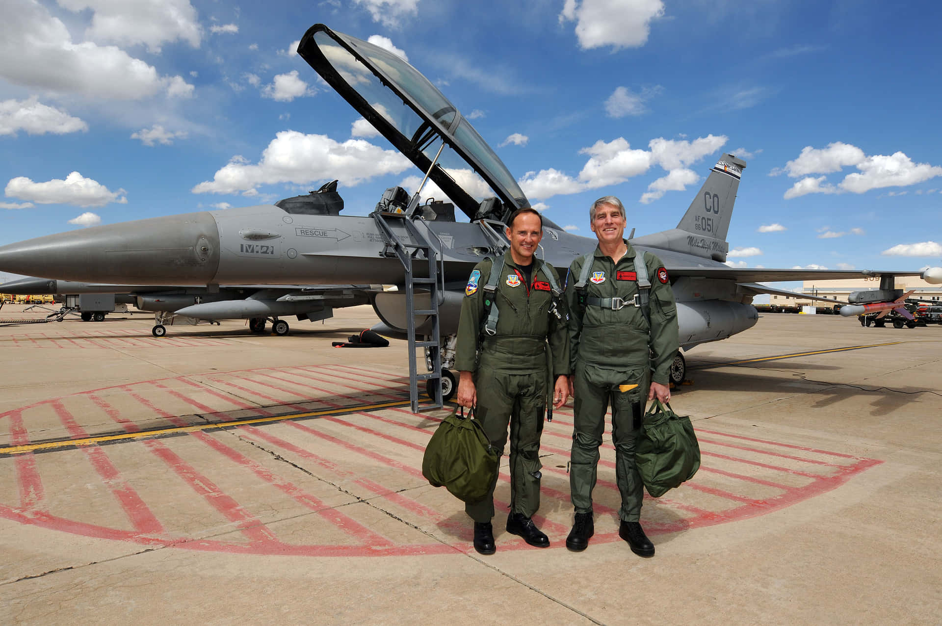 Aircraft Behind Mark Udall Background
