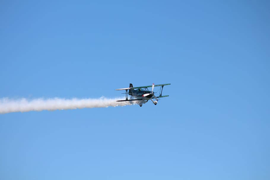 Aircraft In Tuvalu Skies Background