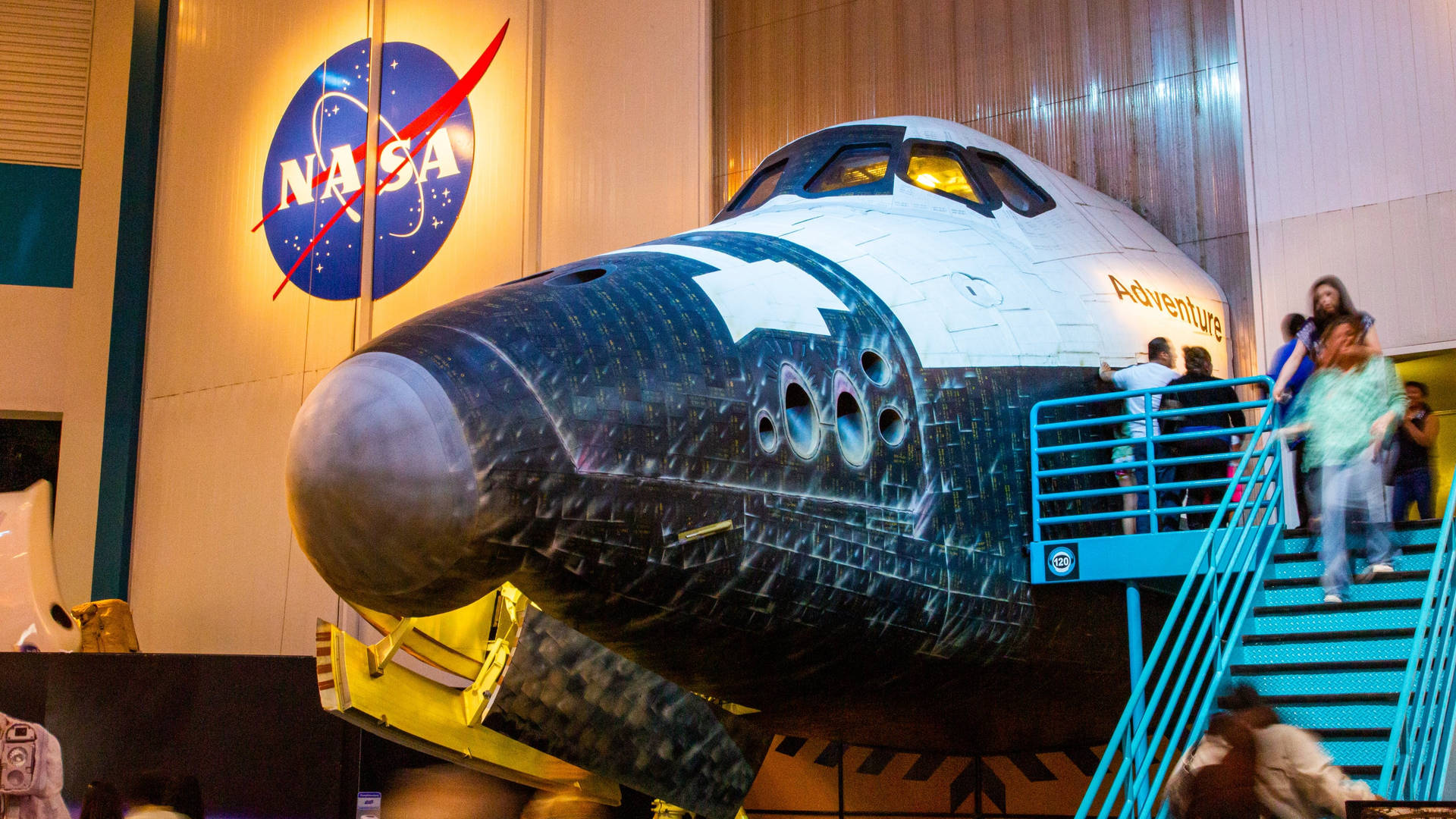 Aircraft Model In Nasa Houston Background