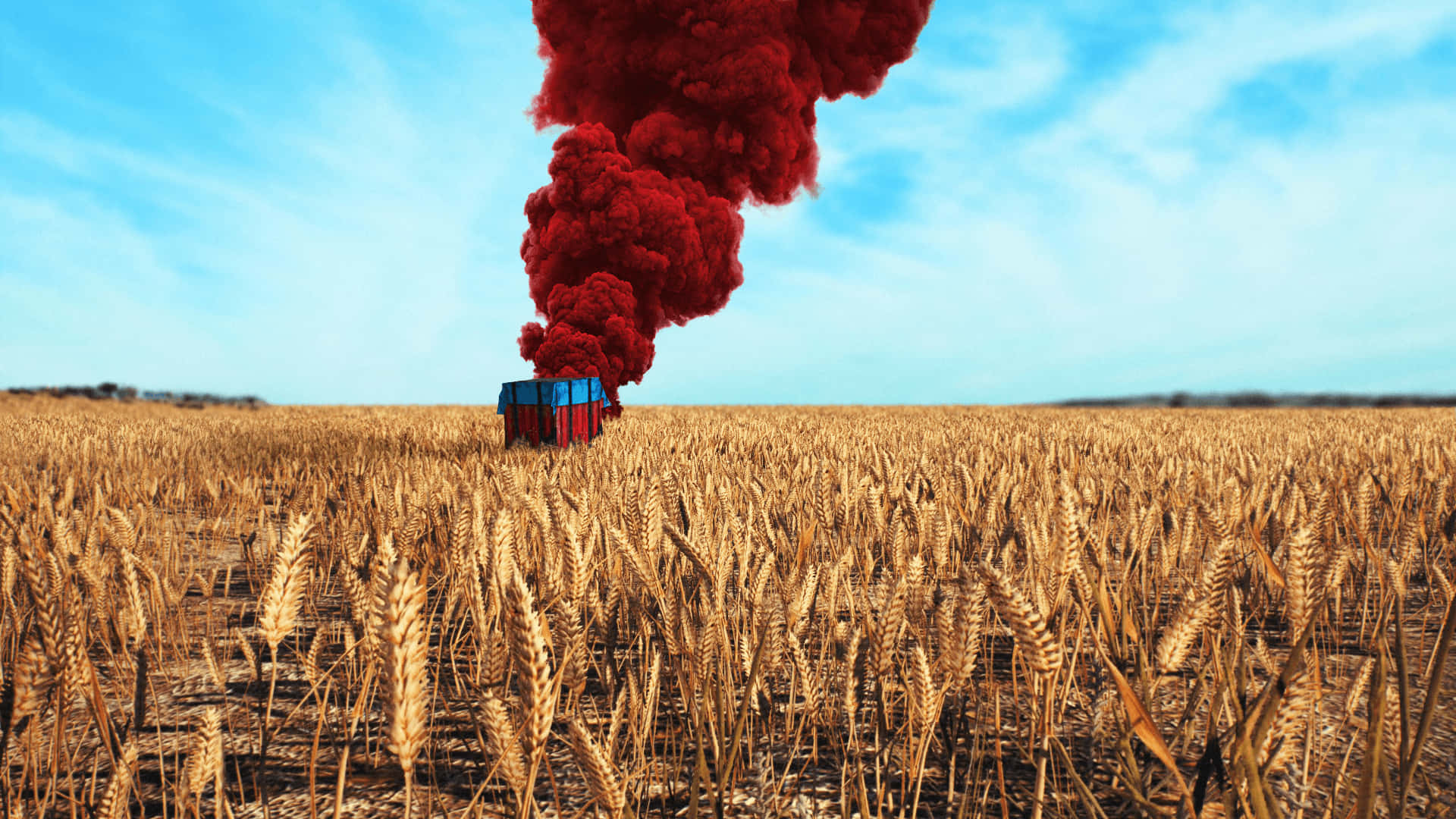 Airdrop On Rice Field Pubg 1920x1080 Background