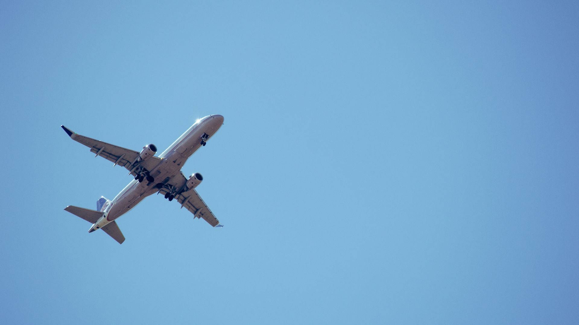 Airplane Clear Sky Background