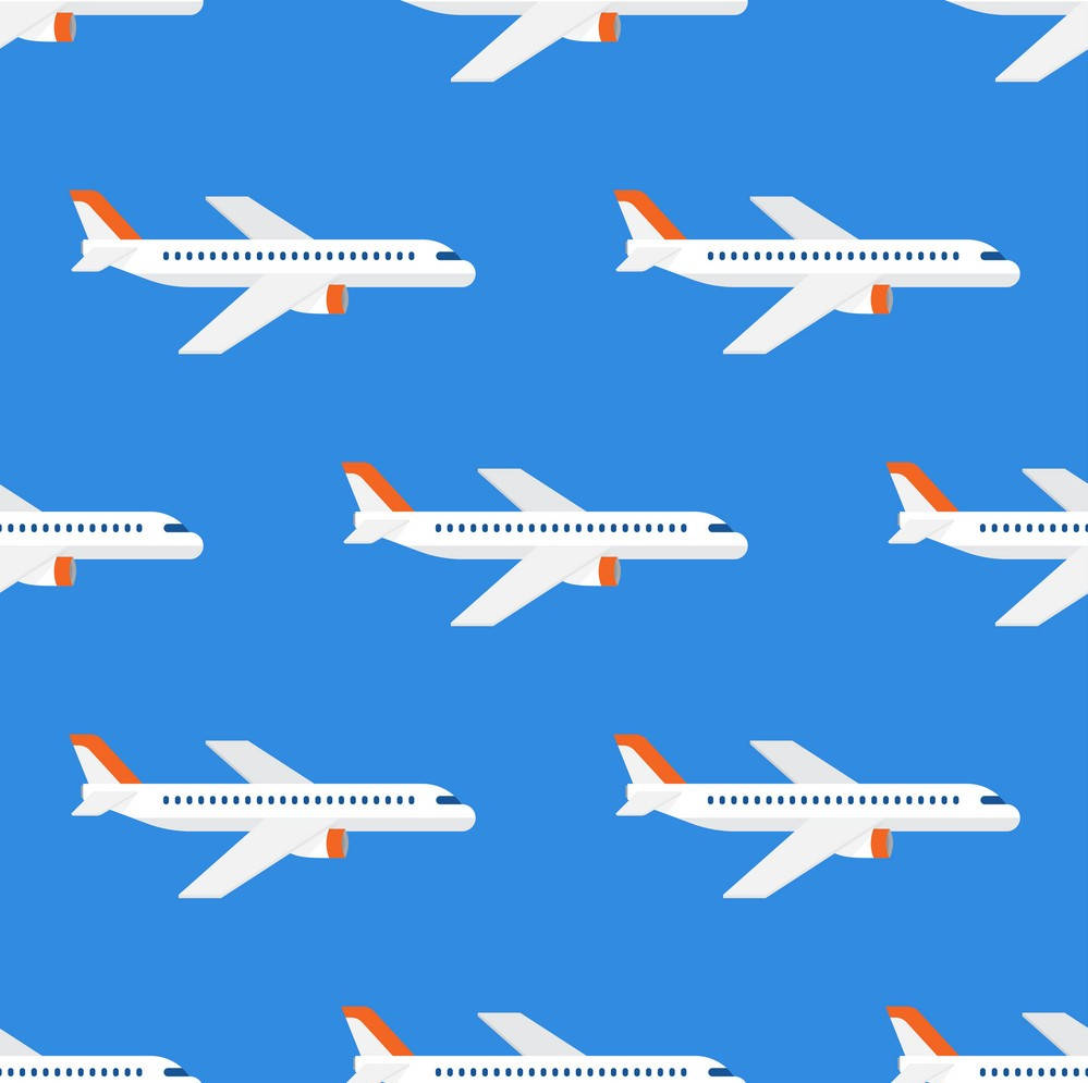 Airplane Poster Animation Background