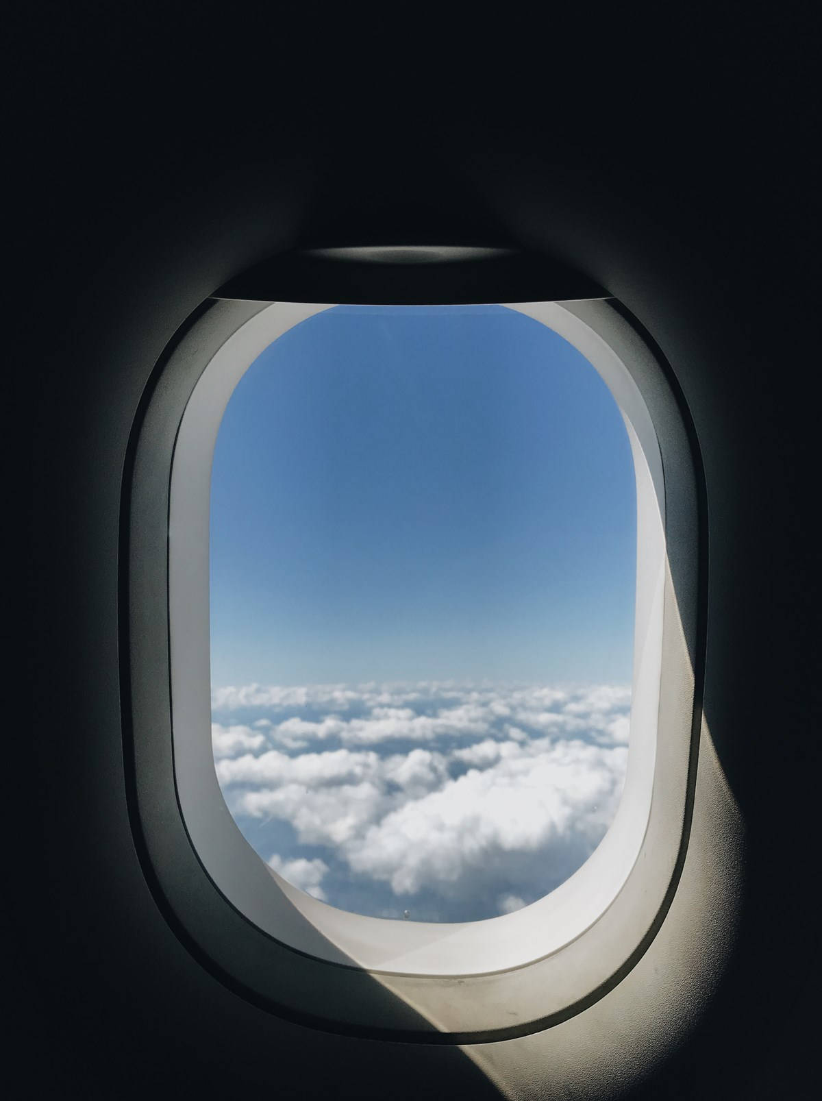 Airplane Window Sea Of Clouds