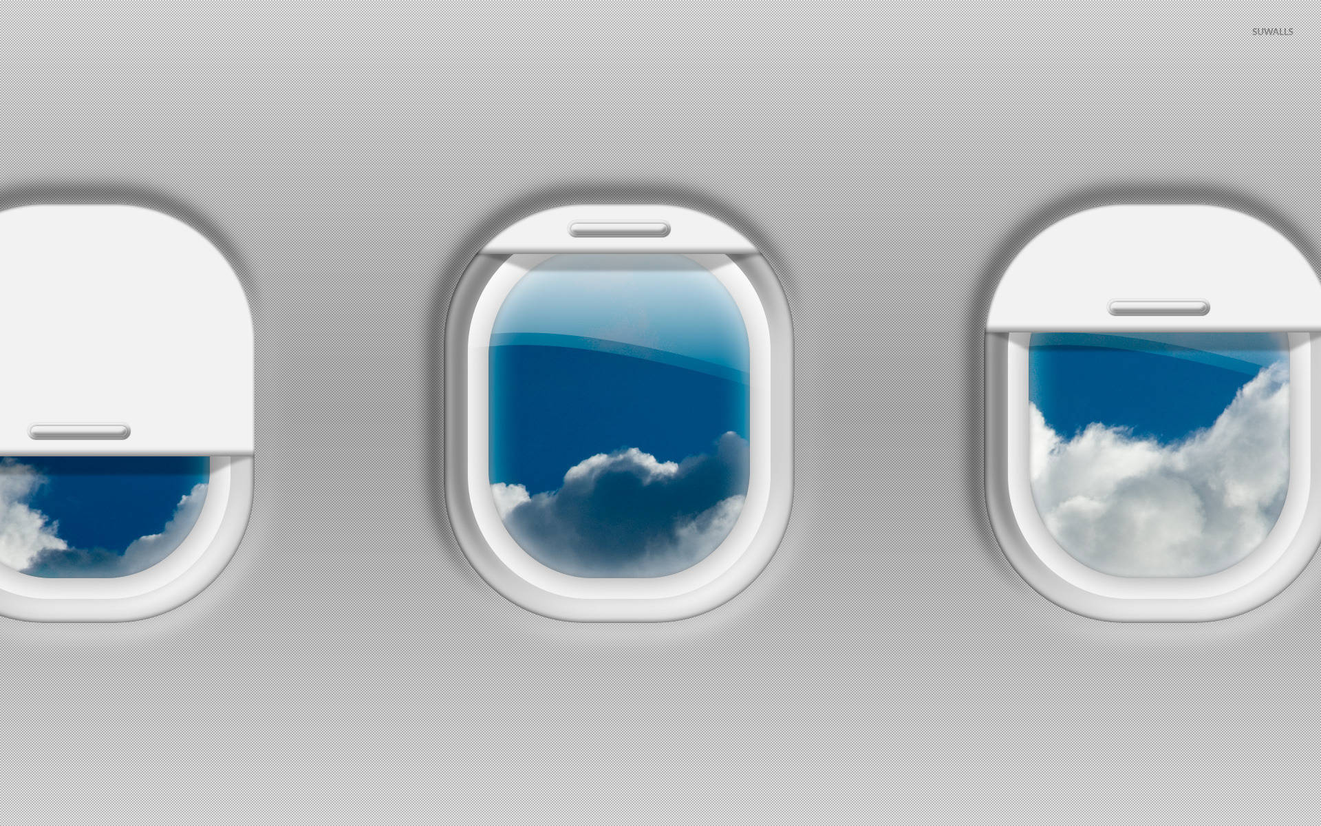 Airplane Window Travel Minimalist Aesthetic Clouds