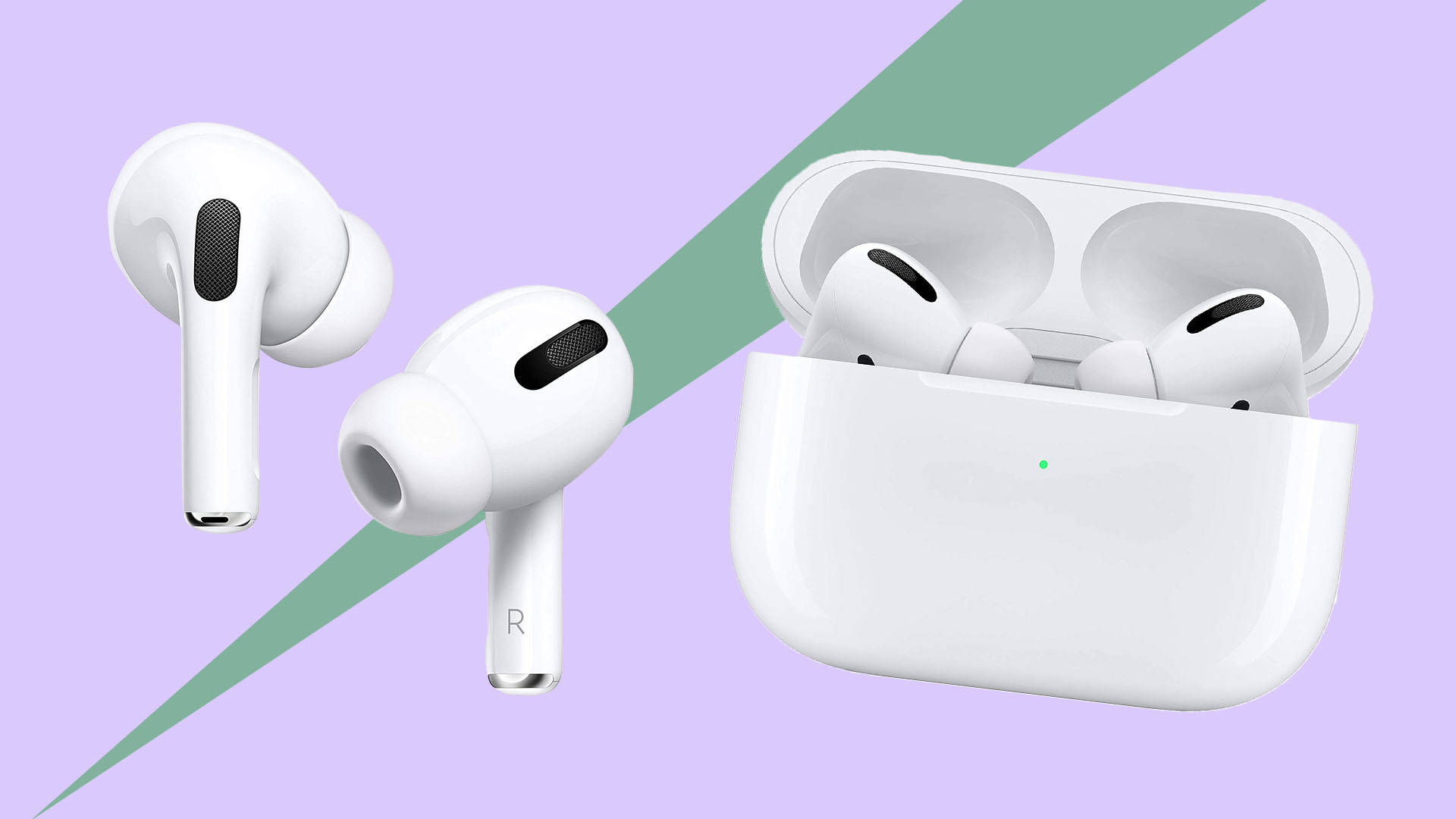 Airpods Purple Aesthetic Background