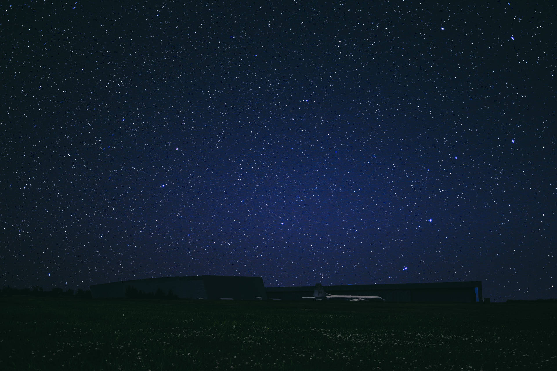 Airport At Night 4k Space Background