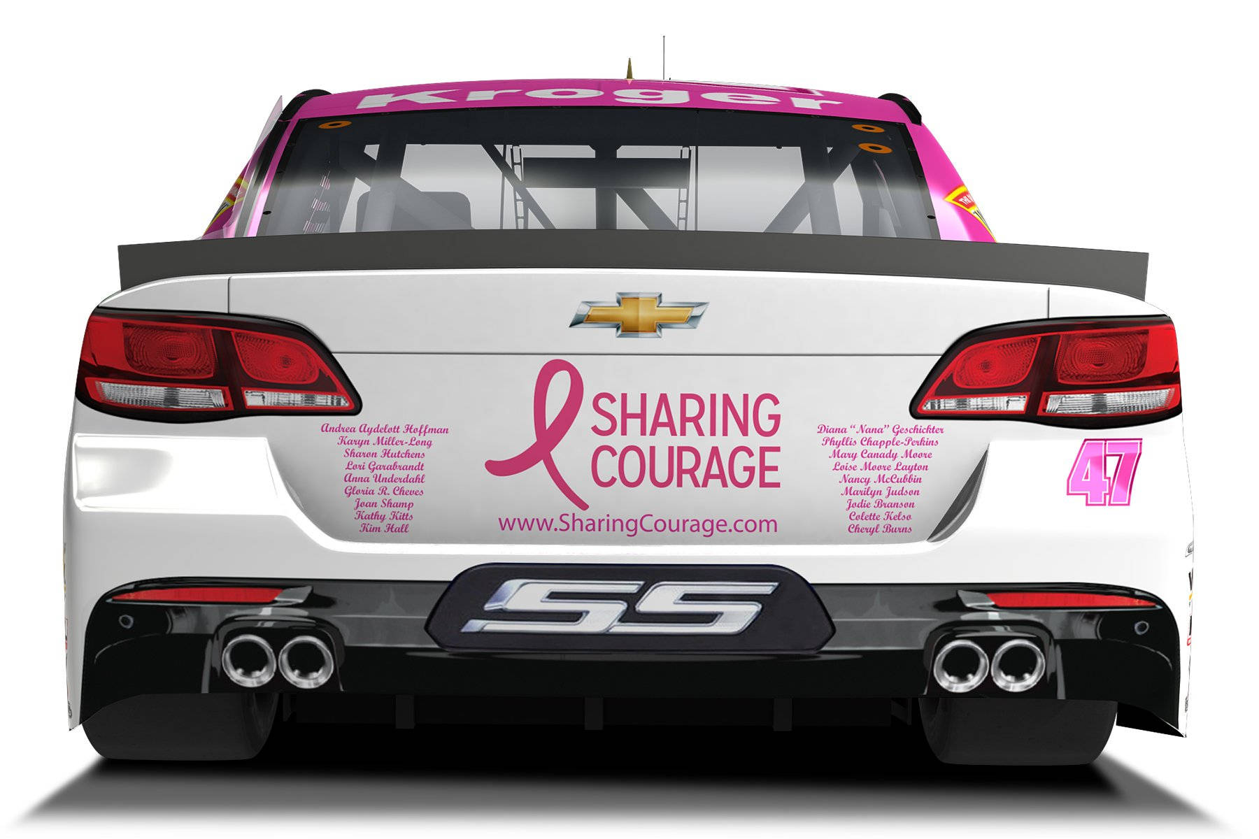 Aj Allmendinger Car Pink Scheme Background