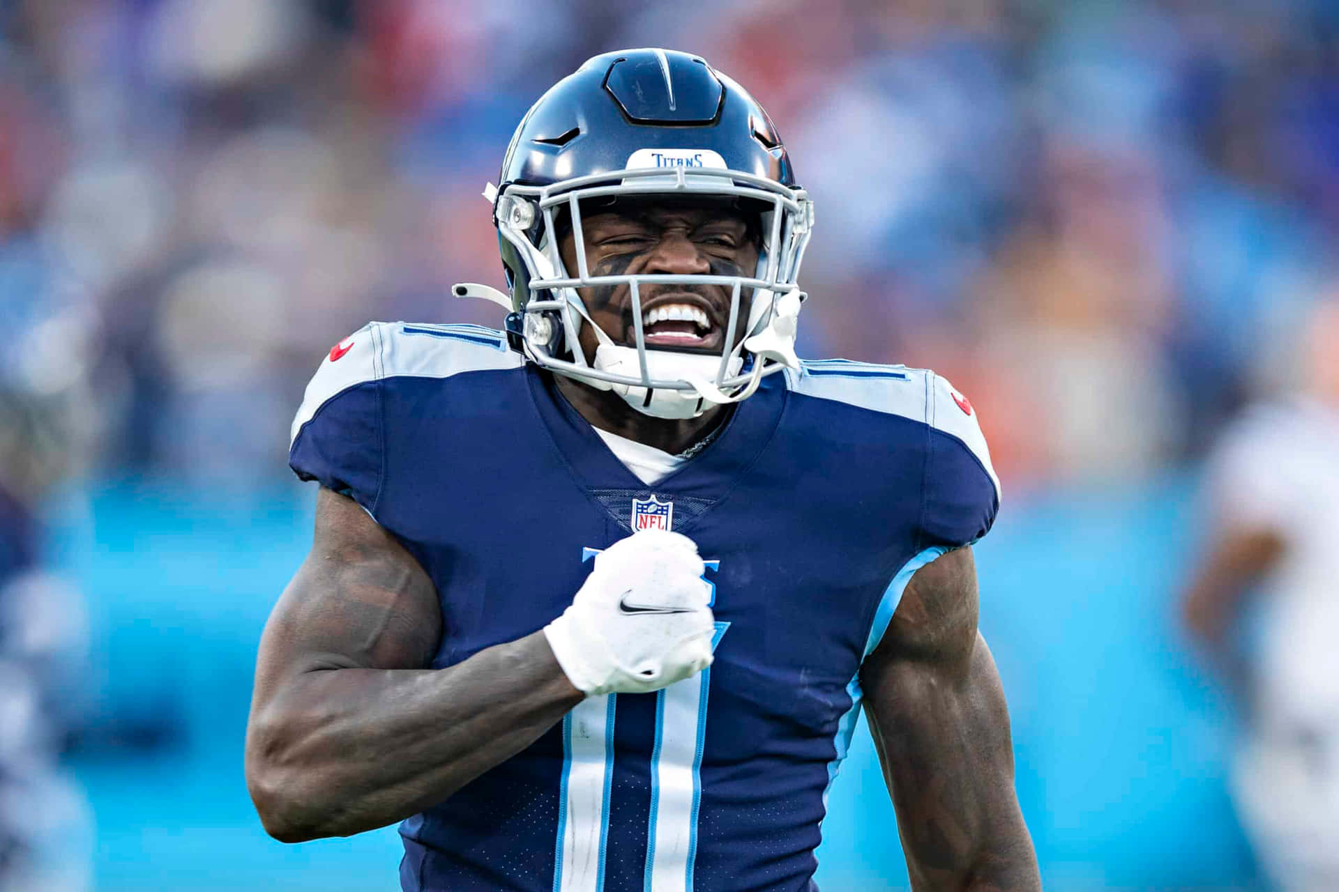 Aj Brown Chest Thump Celebration Background