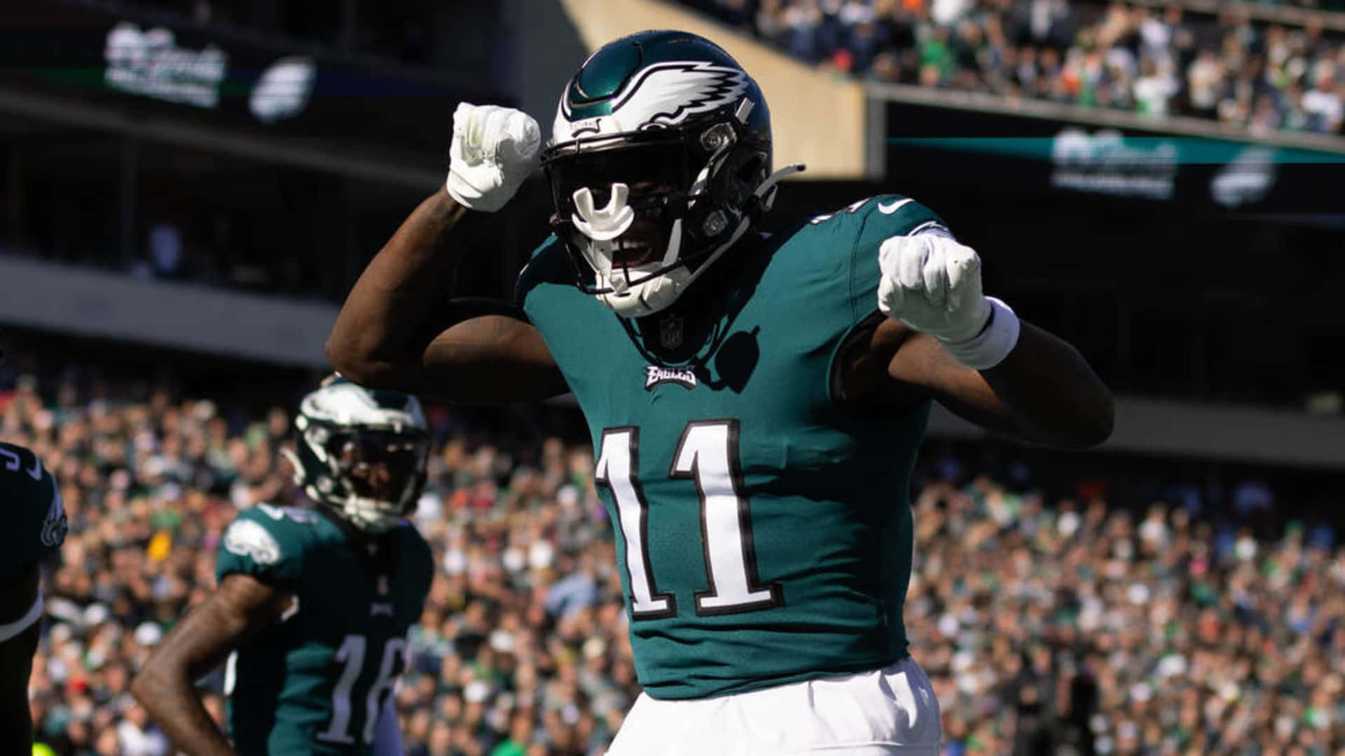 Aj Brown Dancing Celebration