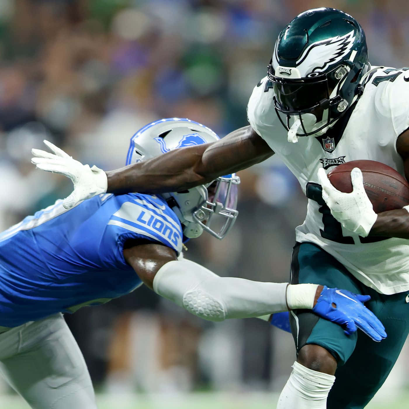 Aj Brown Eagles Debut Background