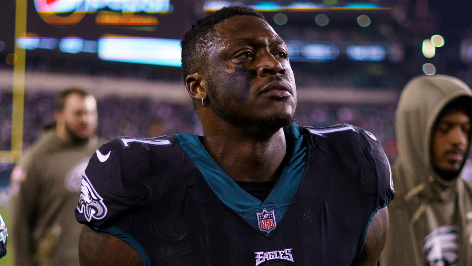 Aj Brown Serious Face Background