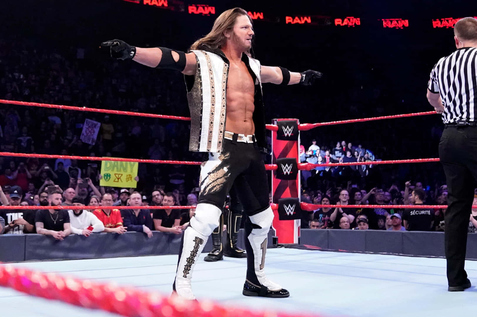 Aj Styles: Powerhouse Of Passion And Performance In Wrestling Background