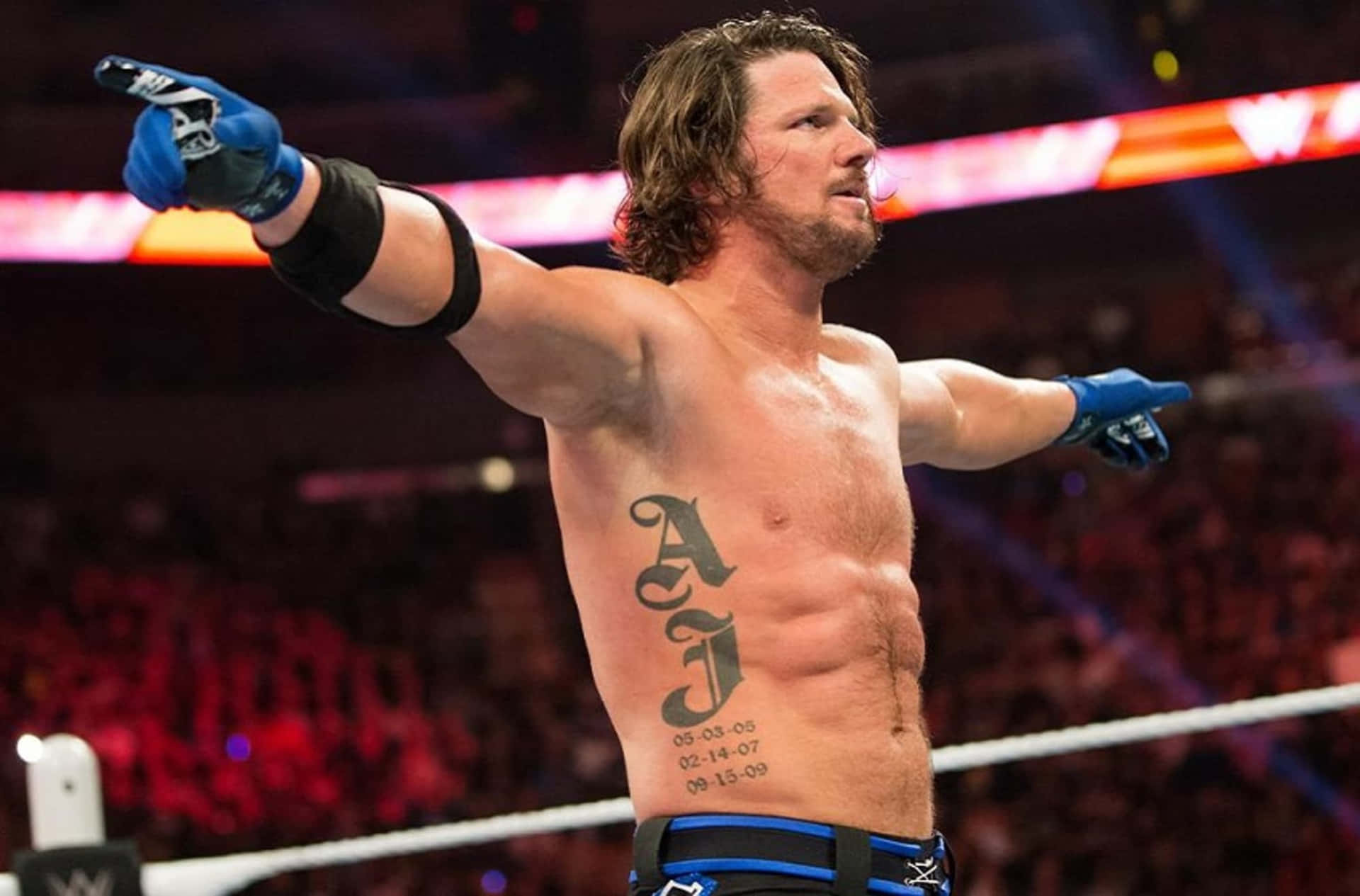 Aj Styles Side Tattoo