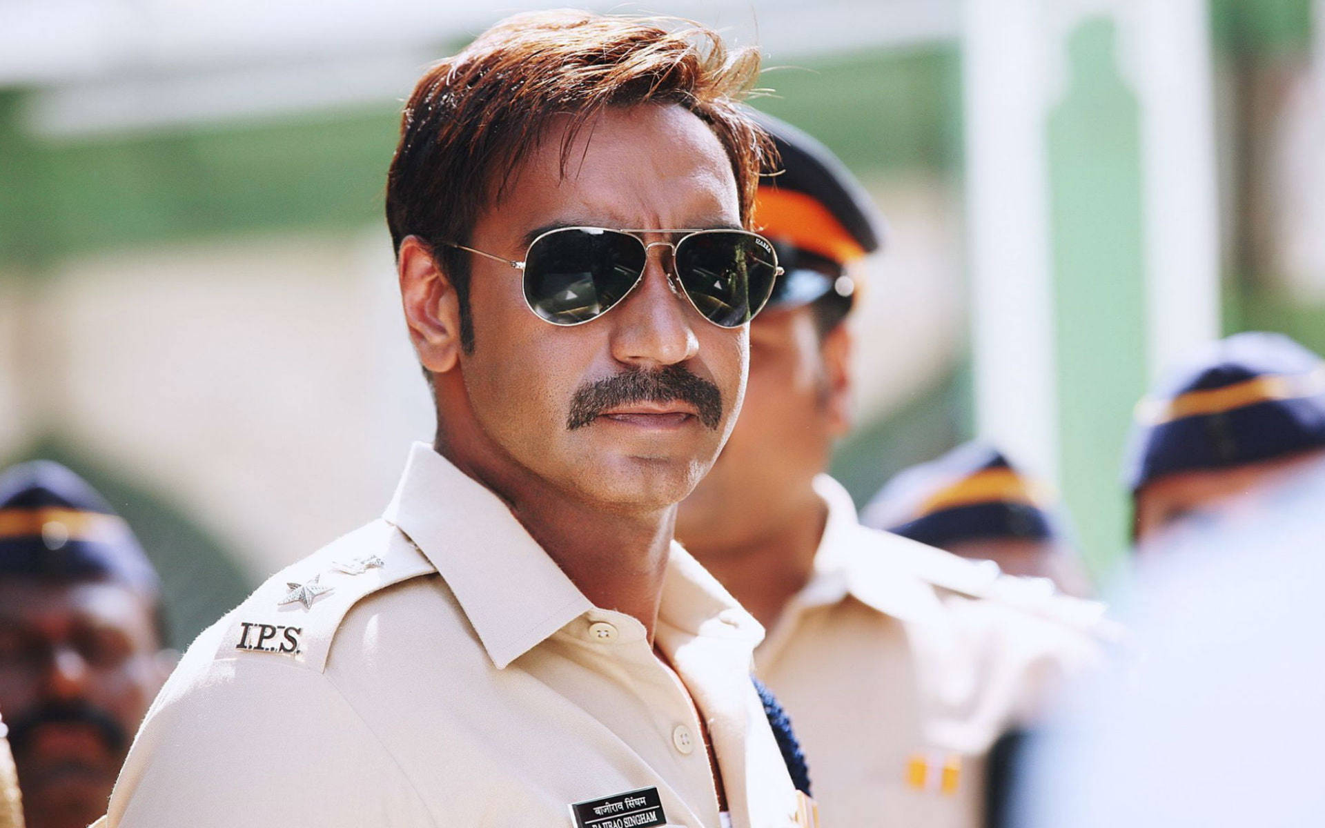 Ajay Devgn In Singham Returns Background