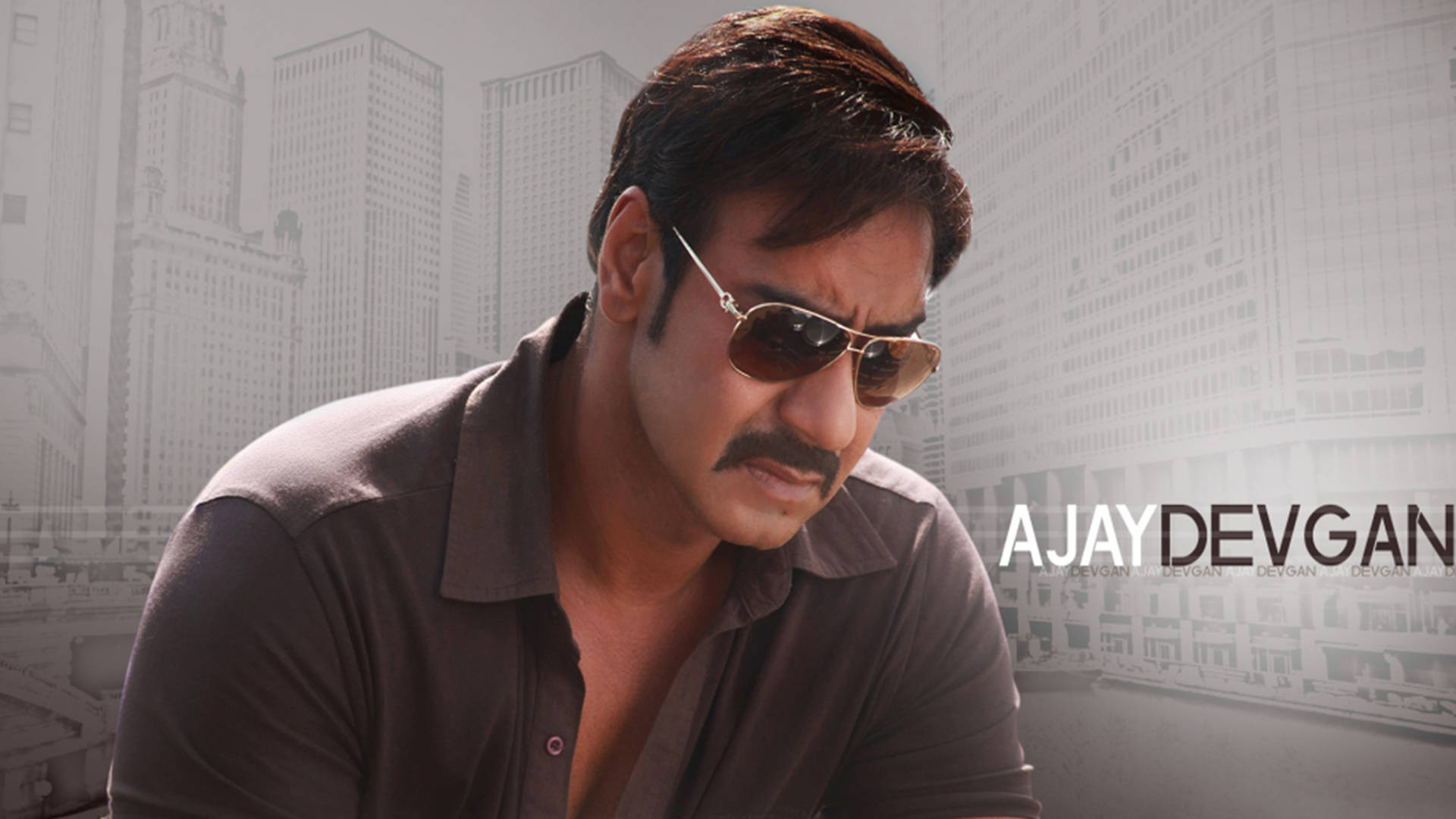 Ajay Devgn Skyscrapers Illustration