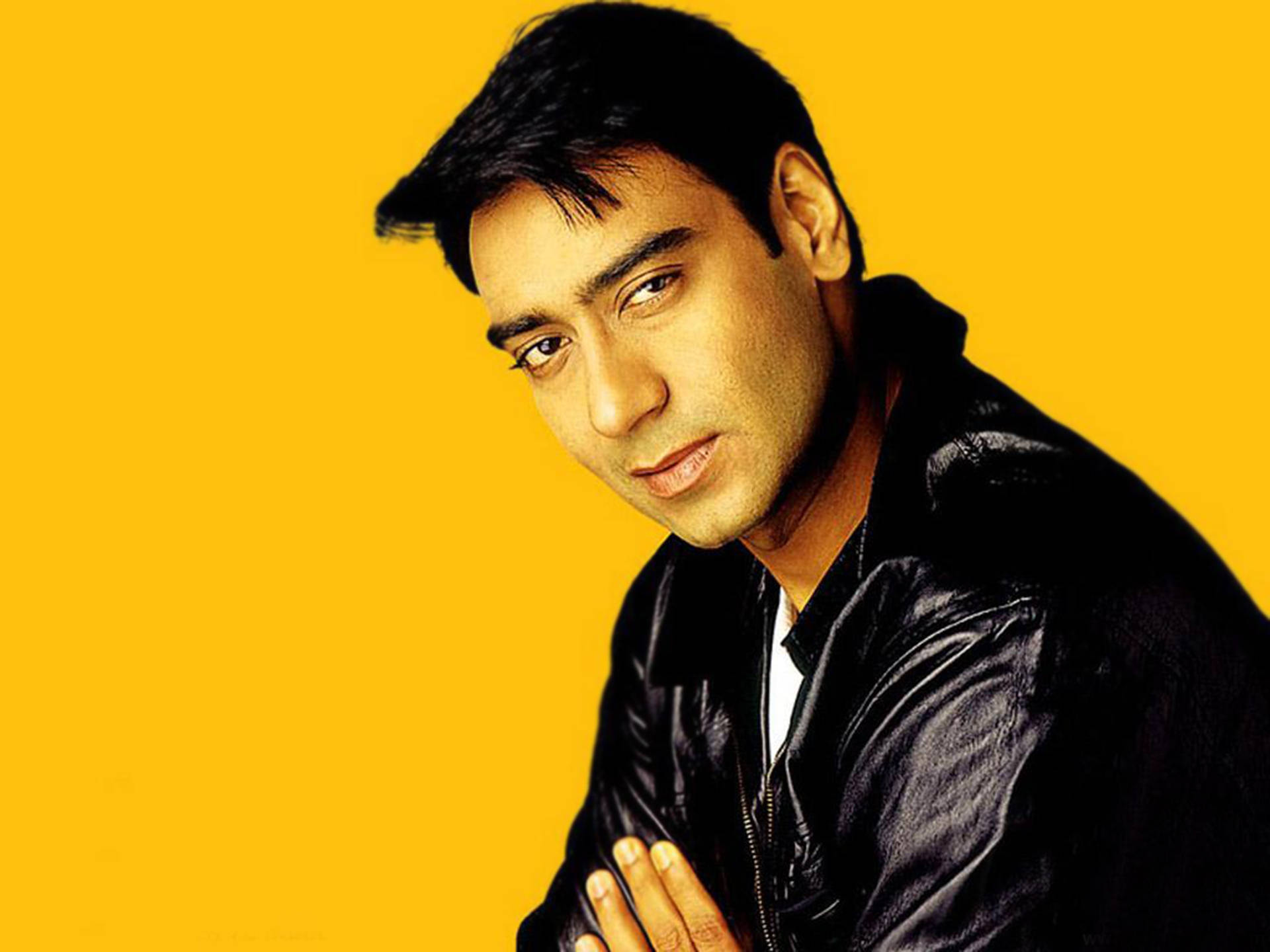 Ajay Devgn Yellow Aesthetic Background