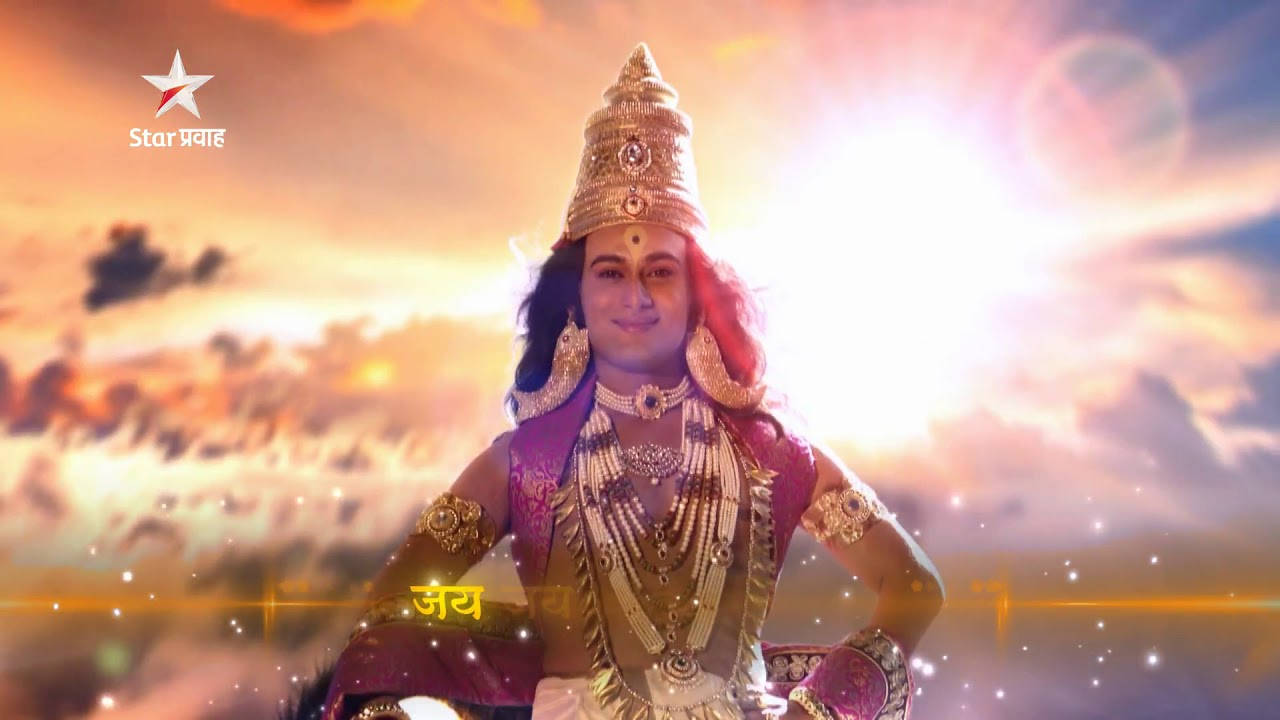 Ajinkya Raut Portraying The Divine Avatar Of Vithu Mauli Background
