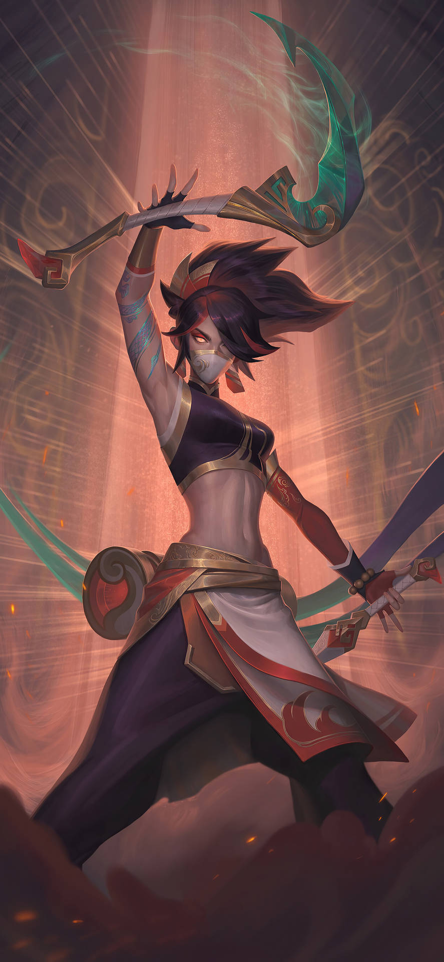 Akali Lol Iphone Background