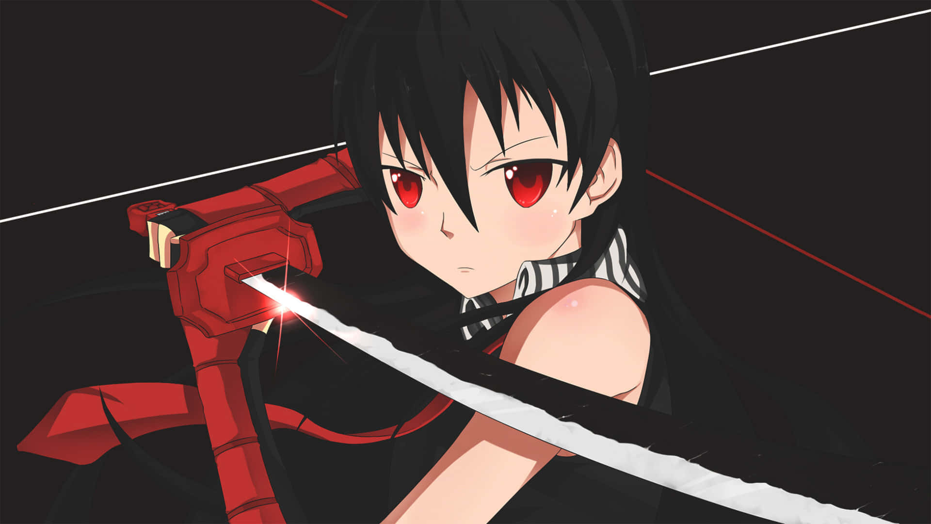 Akame Ga Kill 4k - An Intense Anime Scene Background