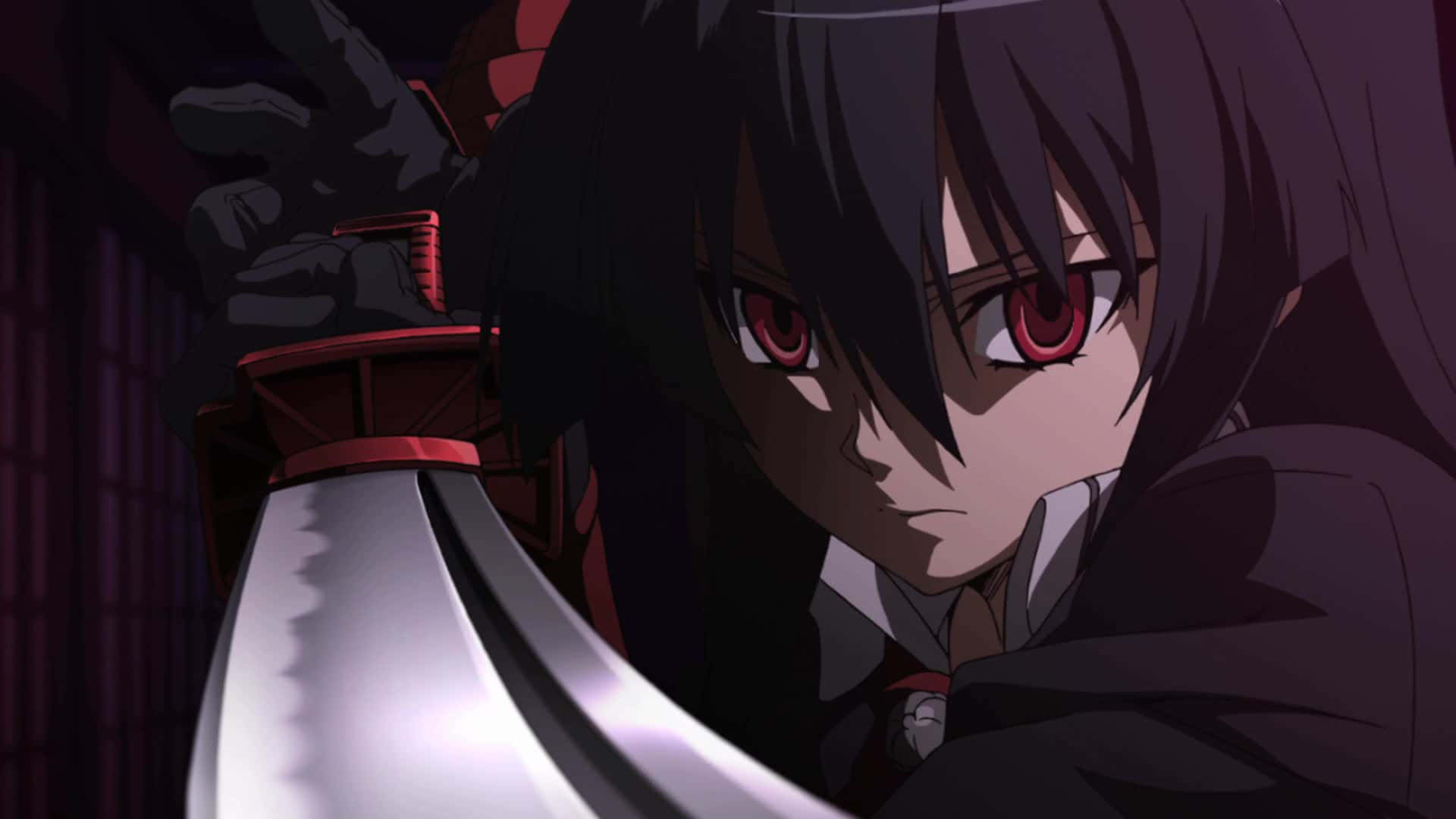 Akame Ga Kill 4k Wallpaper Featuring Vibrant Akame With Her Deadly Murasame Sword Background