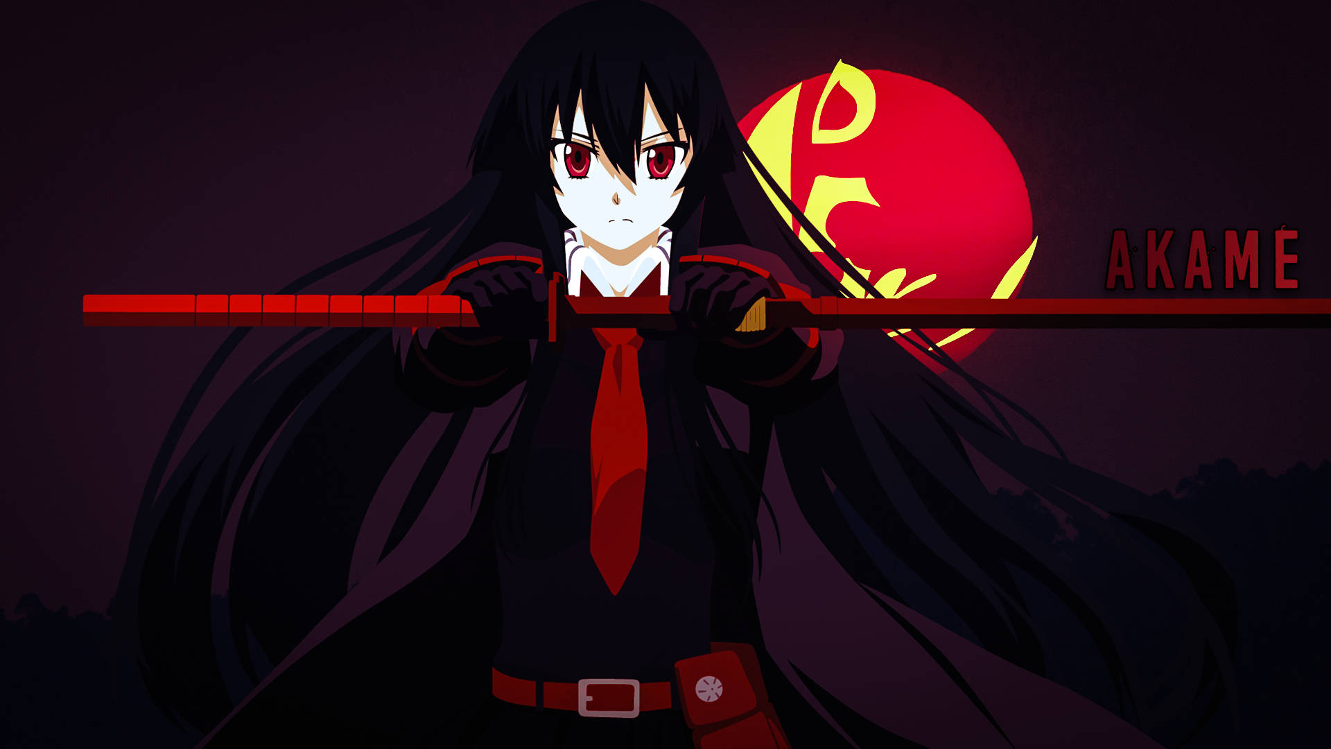 Akame Ga Kill Akame Digital Art Background