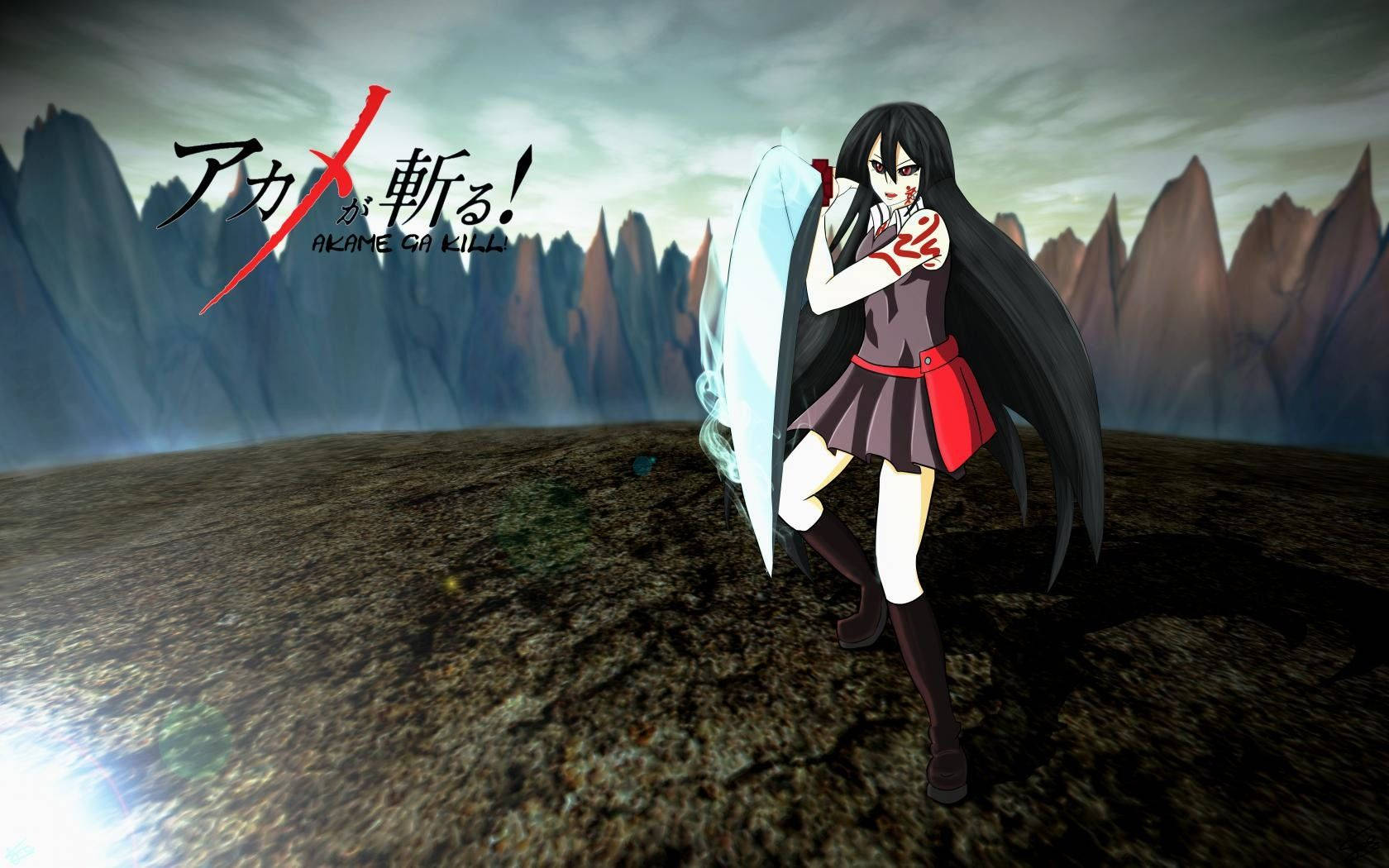 Akame Ga Kill Anime Art Background