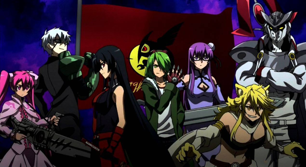 Akame Ga Kill Digital Anime Cover Background