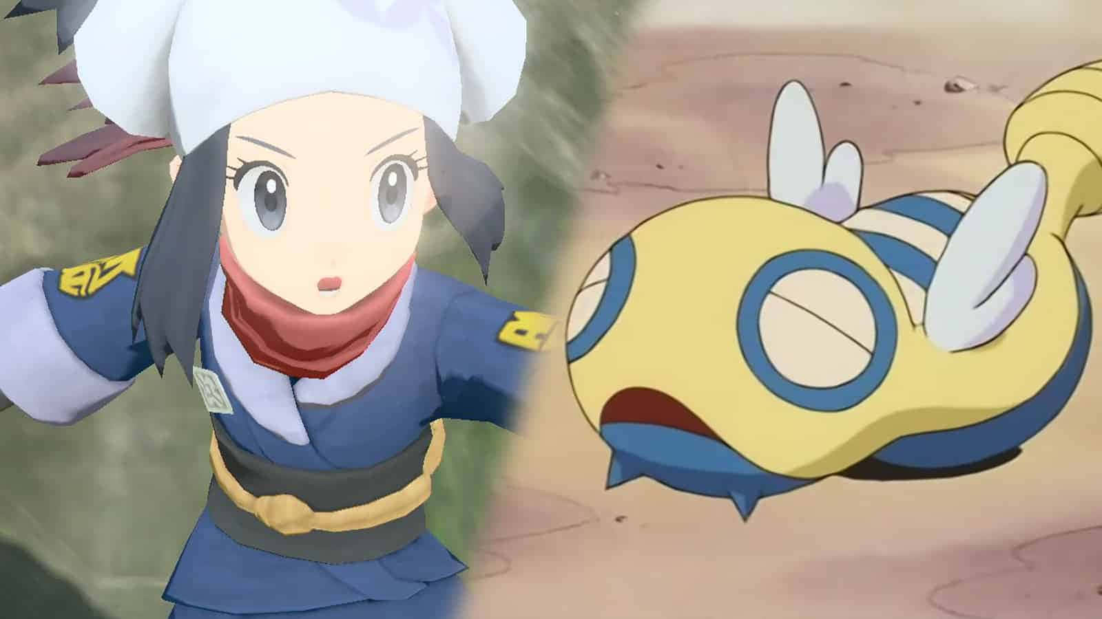 Akari And Dunsparce Background