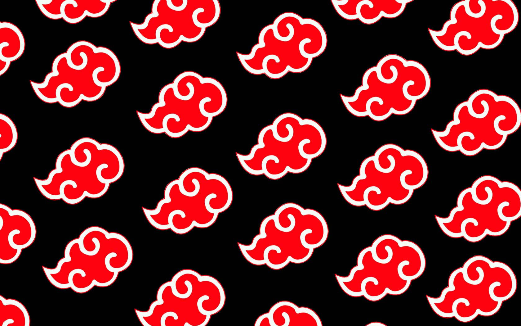 Akatsuki Cloud Iphone Pattern Background