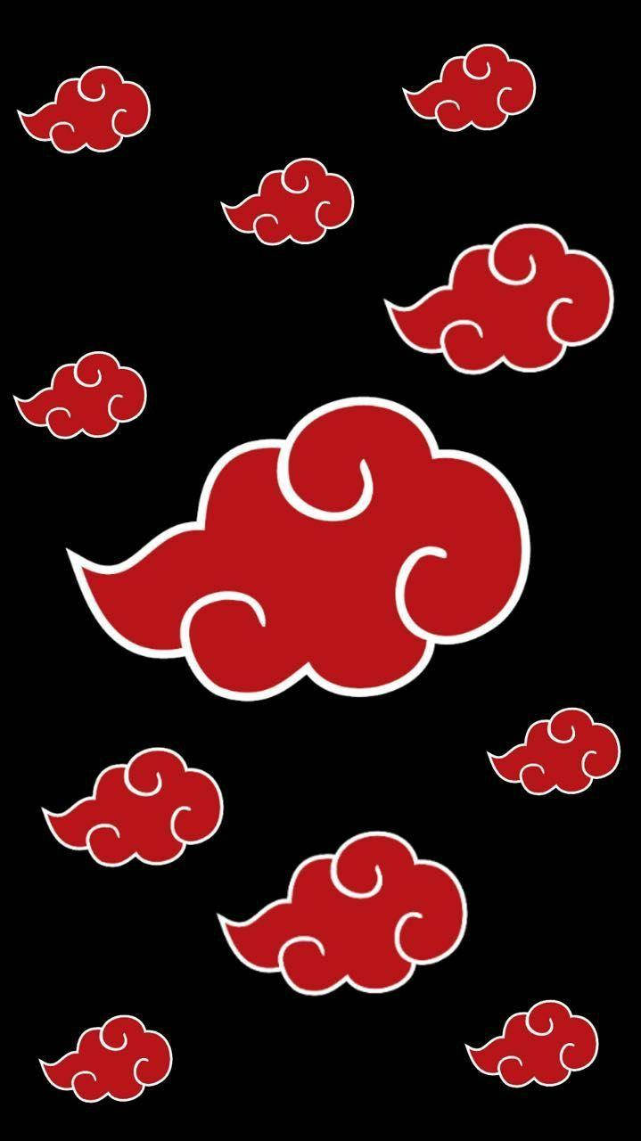 Akatsuki Cloud Iphone Simple Black