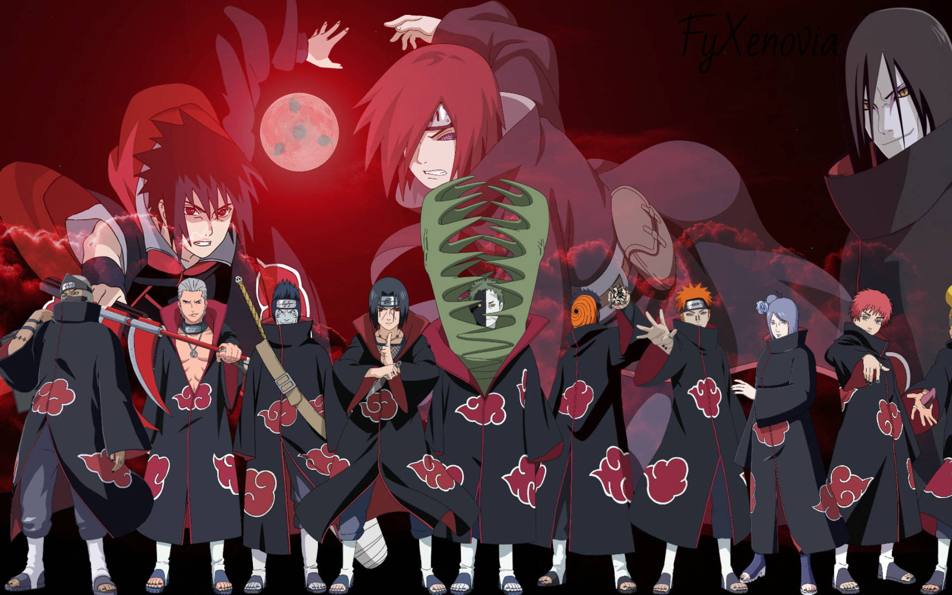 Akatsuki Group Naruto Characters
