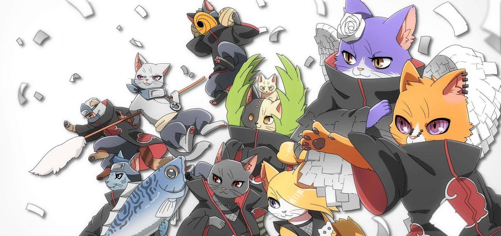 Akatsuki Laptop – Power And Efficiency In One Portable Device Background