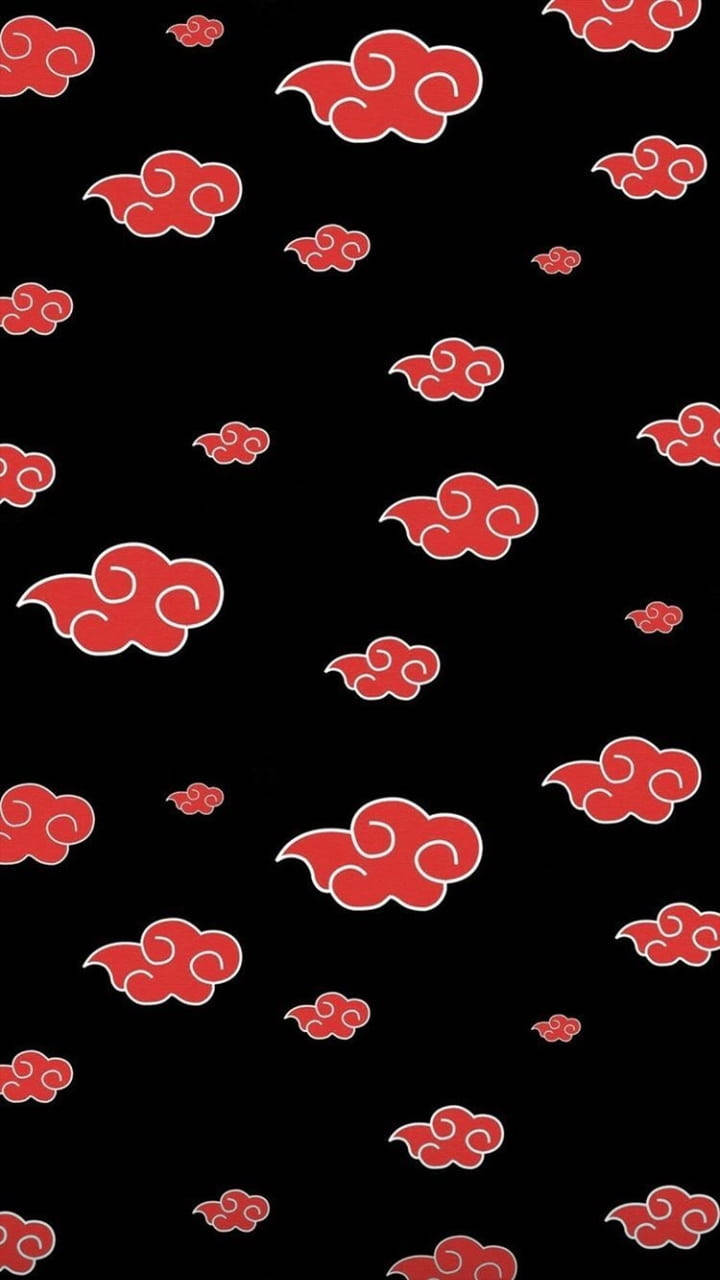 Akatsuki Logo Blood-red Cloud Pattern